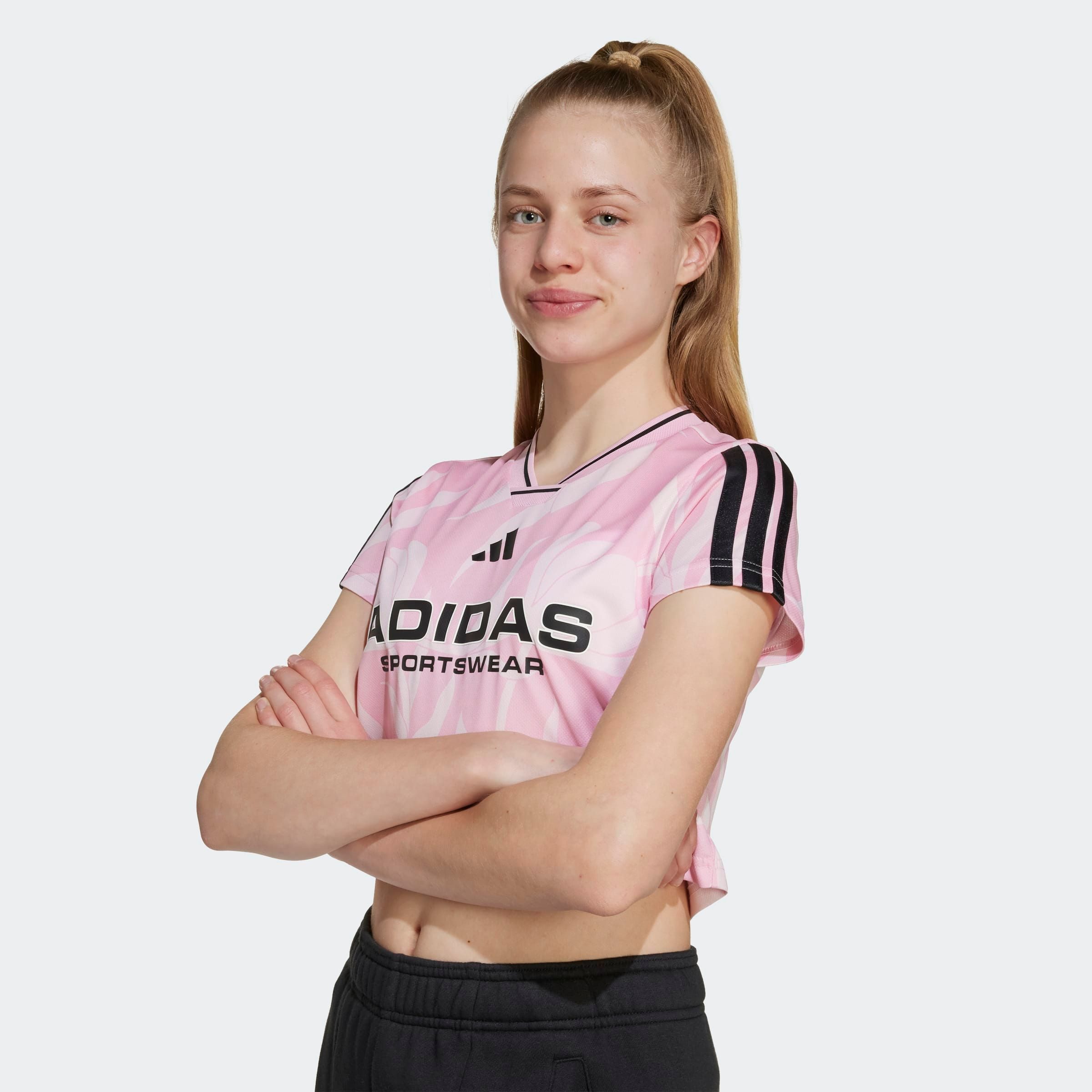 adidas Sportswear T-shirt JG HOT CR AOP T
