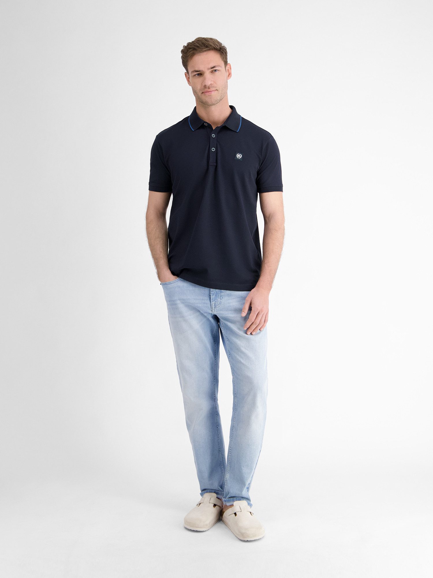 Lerros Poloshirt LERROS poloshirt voor heren, sportief en comfortabel