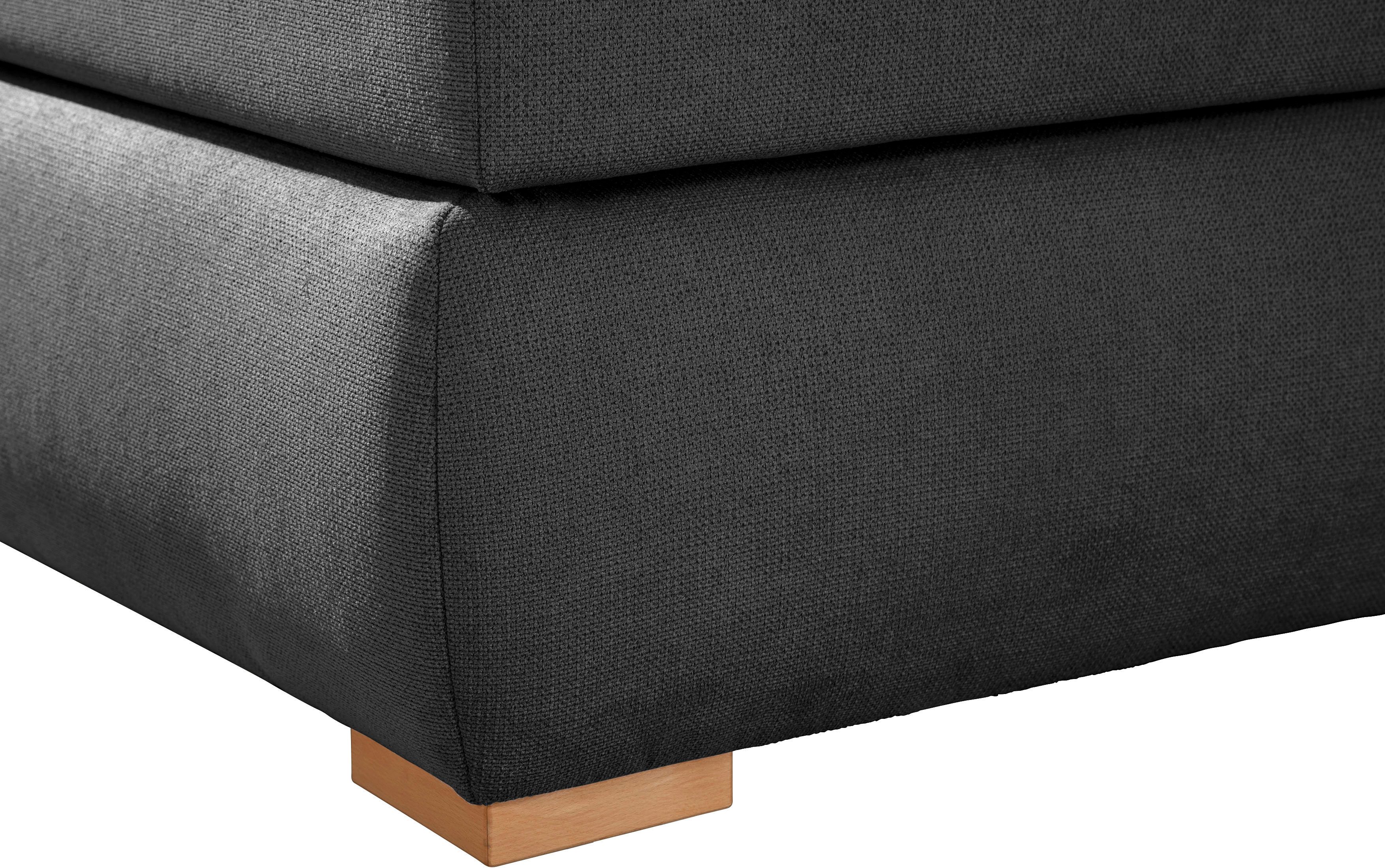 Home affaire Boxspring Breitenthal afneembare rugkussens met klittenband