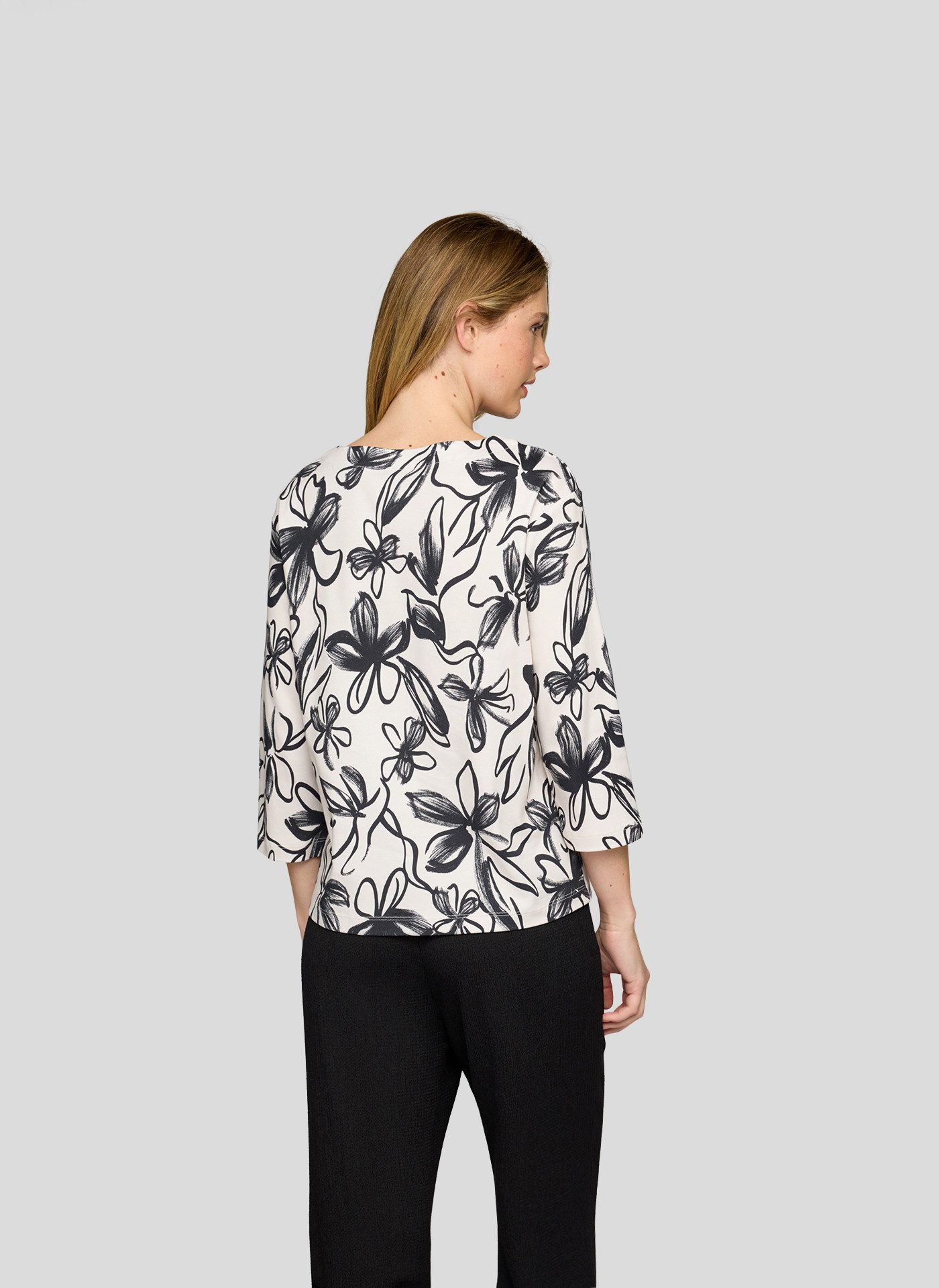 Rabe Shirt met 3/4 mouwen met print all-over