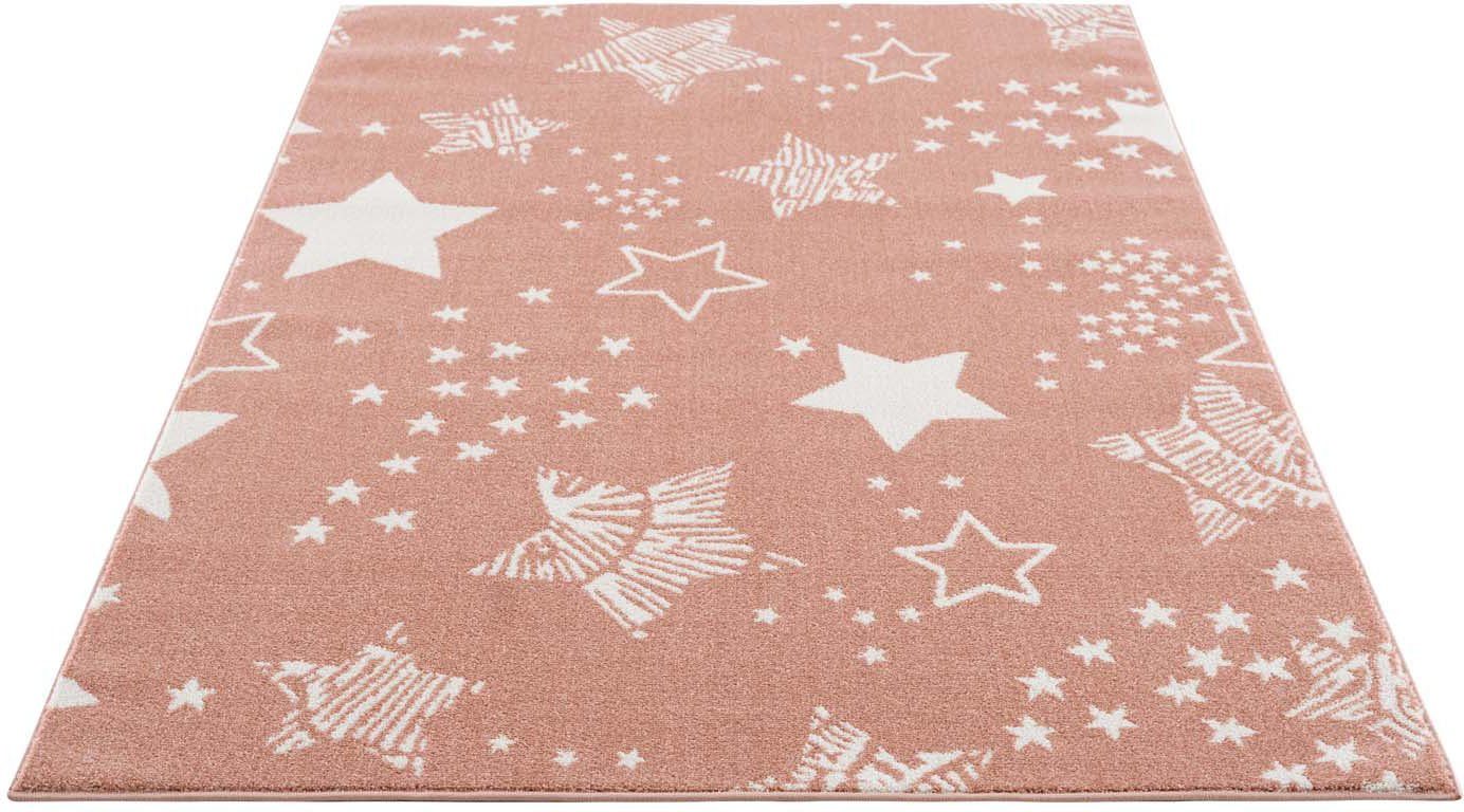Carpet City Kindervloerkleed Anime9387 Sterretjes-vloerkleed, zachte pool, gemakkelijk in onderhoud, kinderkamer