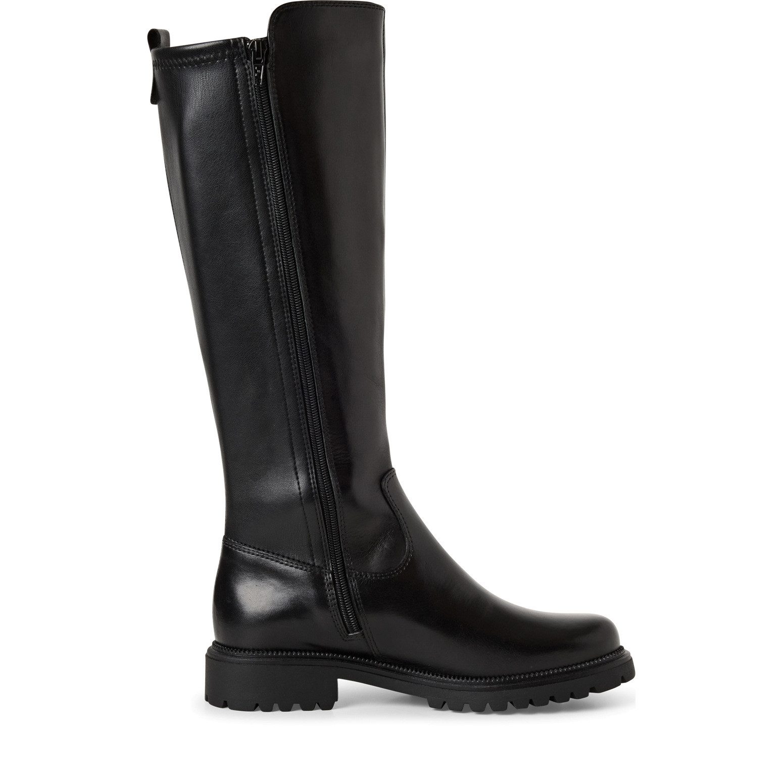 Tamaris Laarzen blokhak, lange laars met stretchfunctie op de schacht