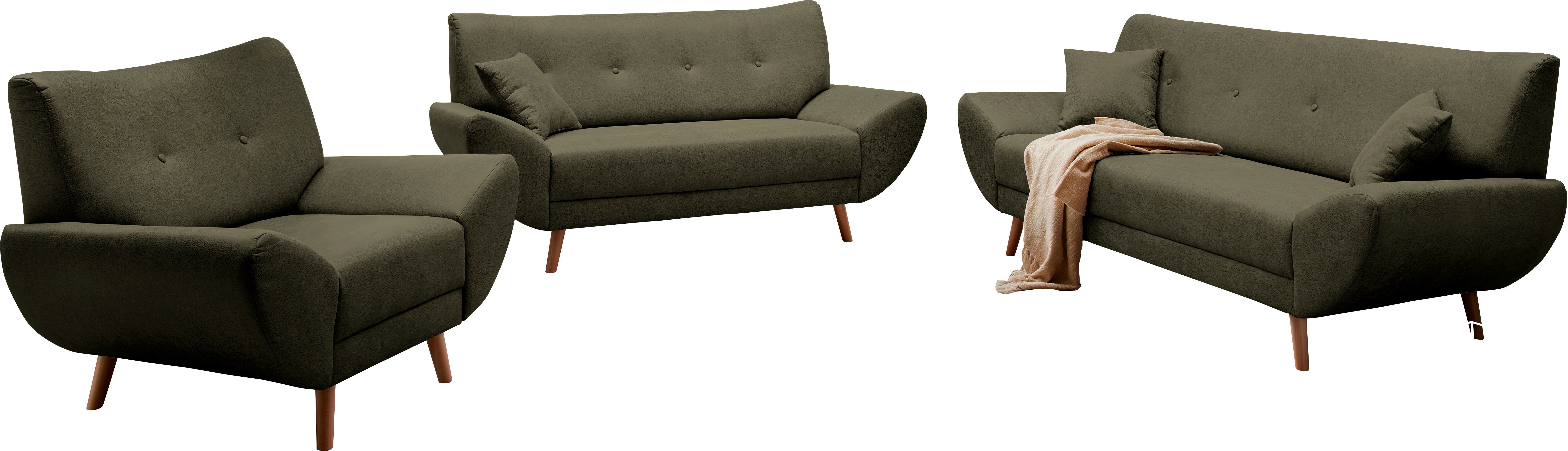 Home affaire Zithoek BASTA Comfortabele golfvering (3-delig)