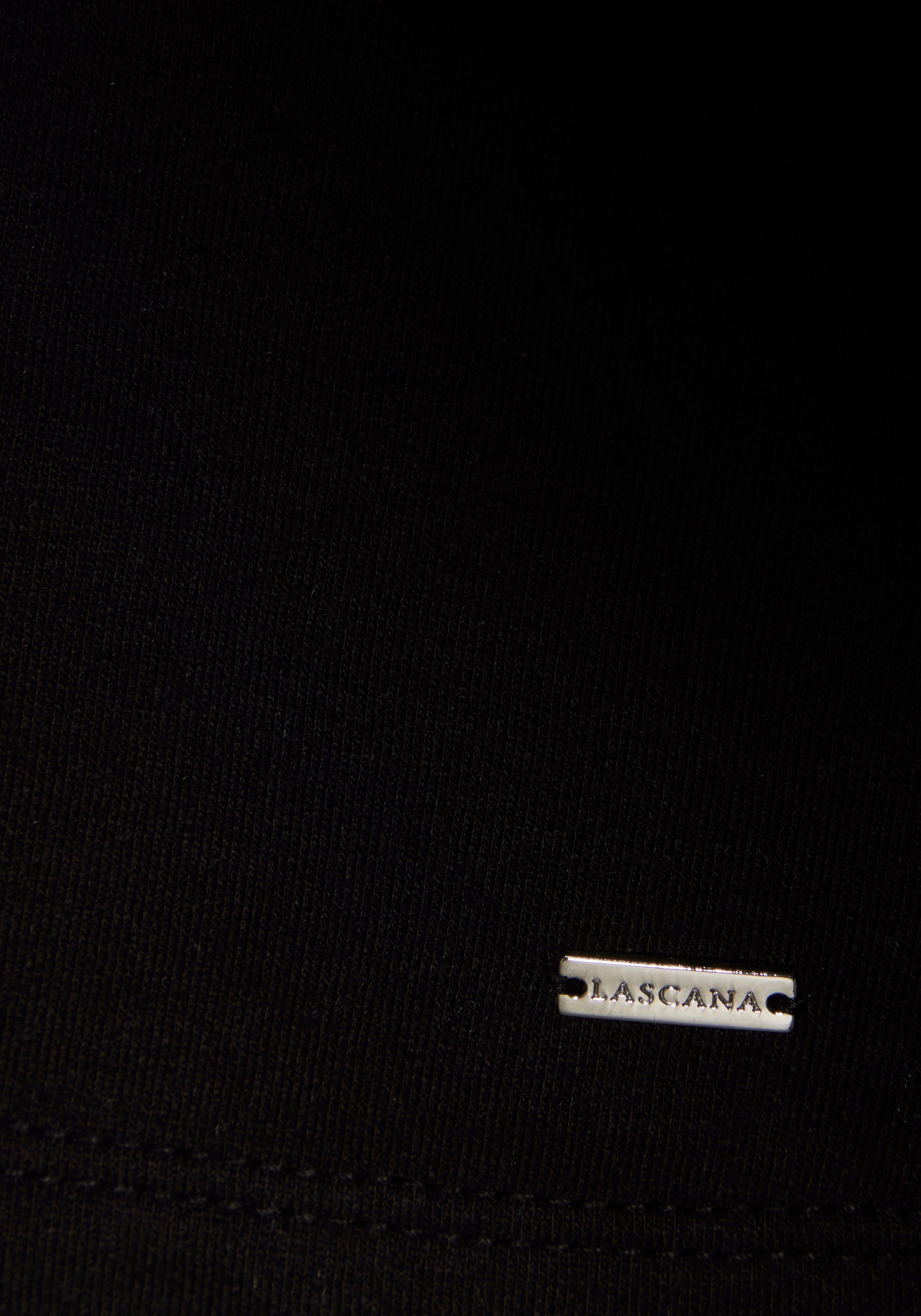 Lascana Sweatvest met tunnelkoord in de taille, loungewear, loungepak
