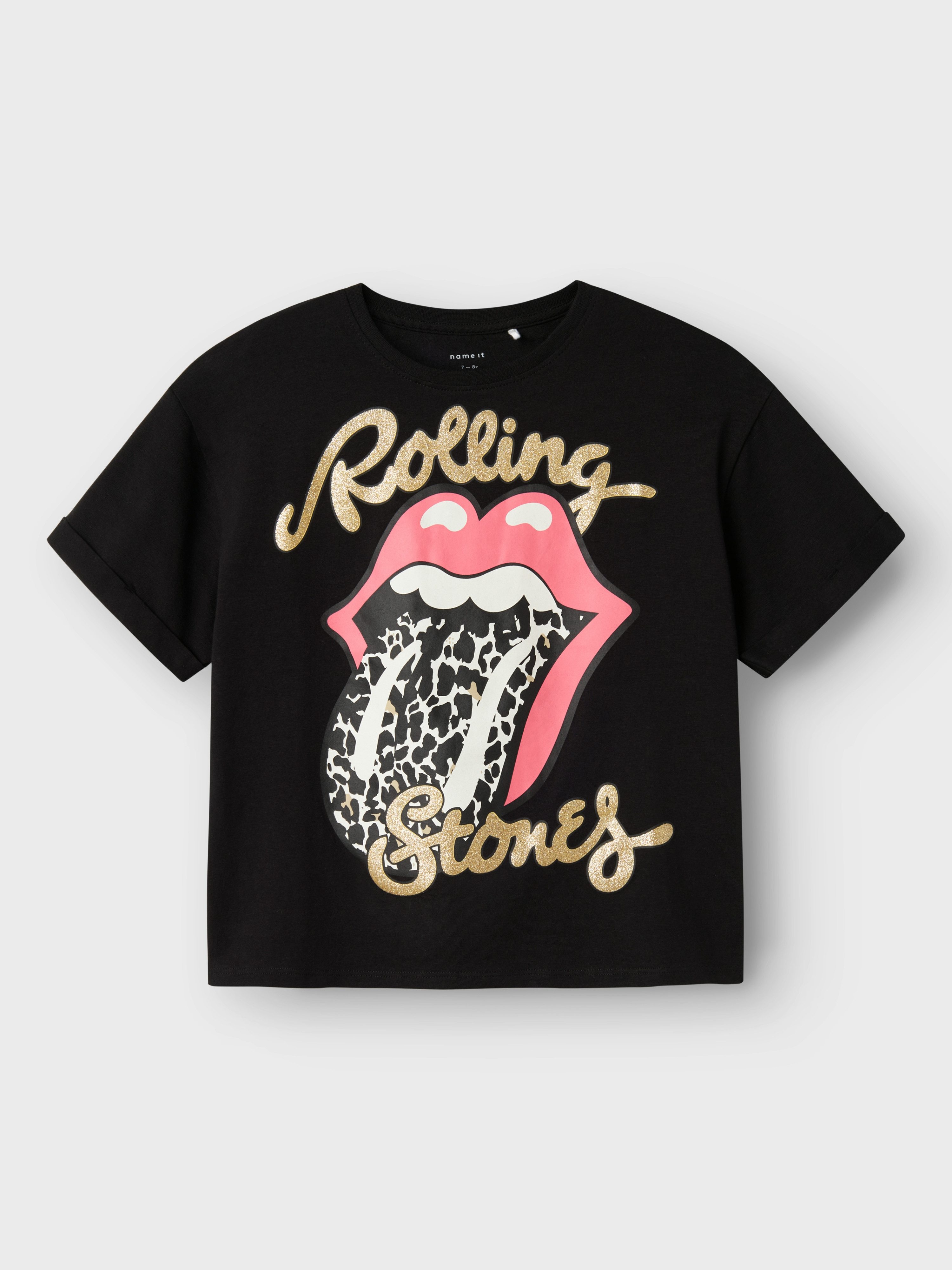 Name It Shirt met korte mouwen NKFFARDA ROLLNGSTONES SS NREG TOP UNV