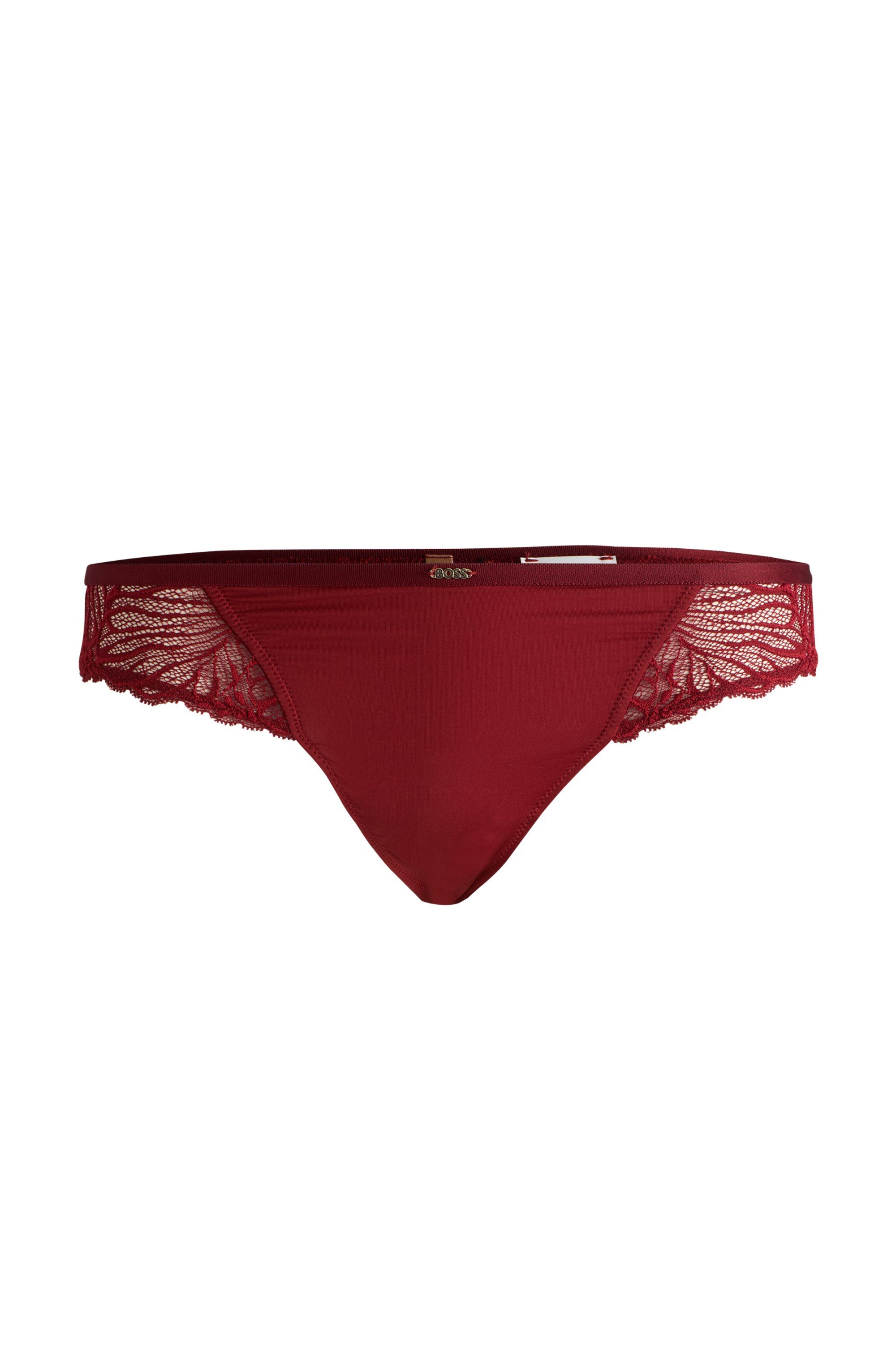 BOSS Slip BRAZILIAN BIANCA 10 met boss opdruk op de tailleband