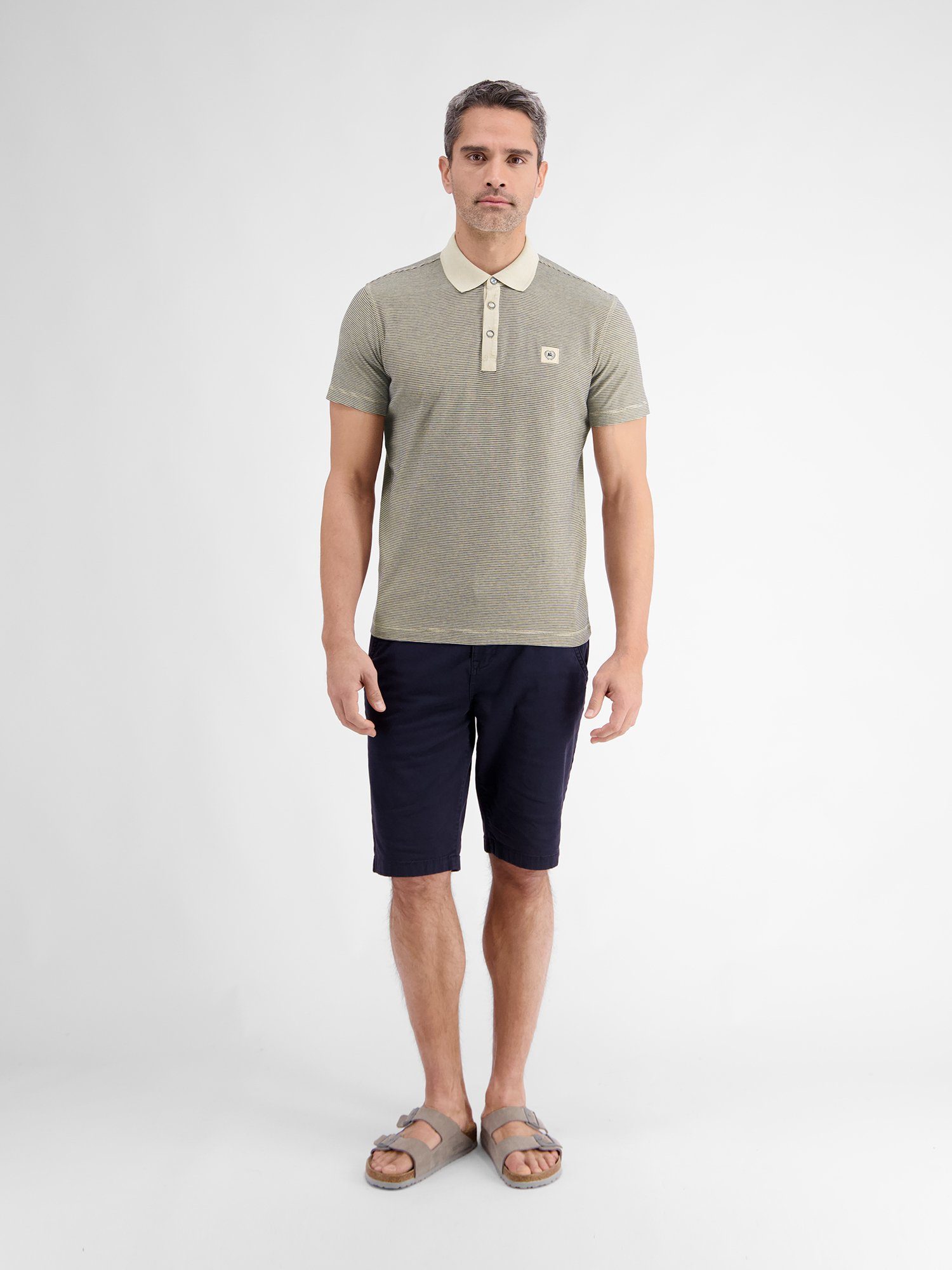 Lerros Poloshirt LERROS gestreept poloshirt voor heren