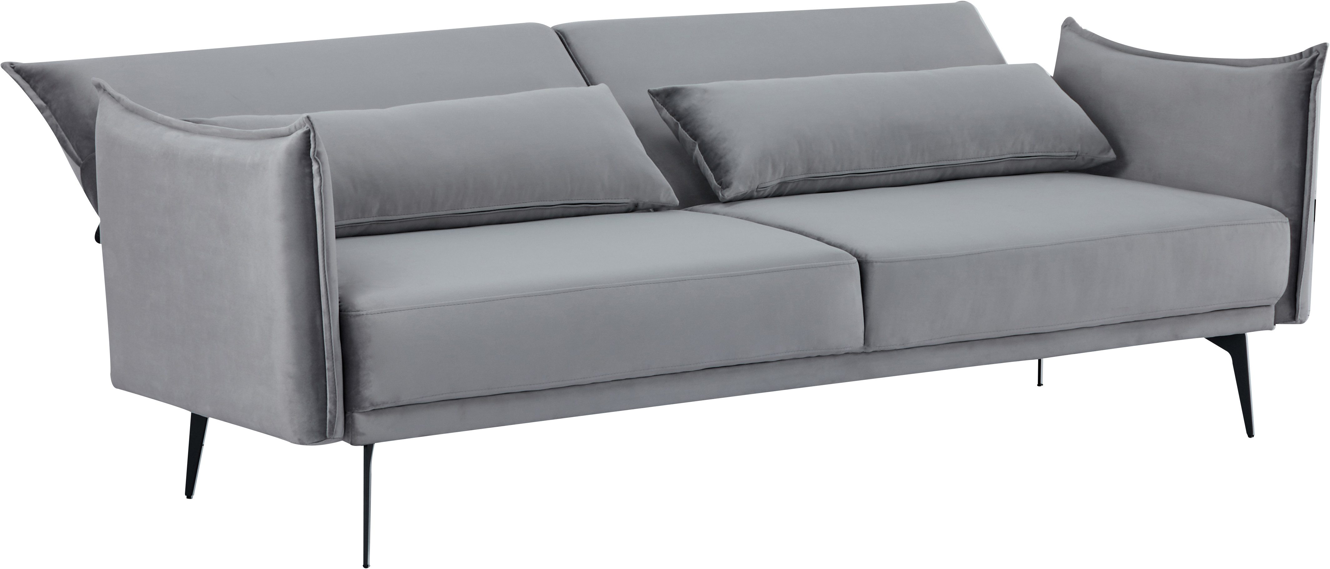 INOSIGN Slaapbank TULARE, 204 cm, opklapbare 3-zits met verstelbare rugleuning,