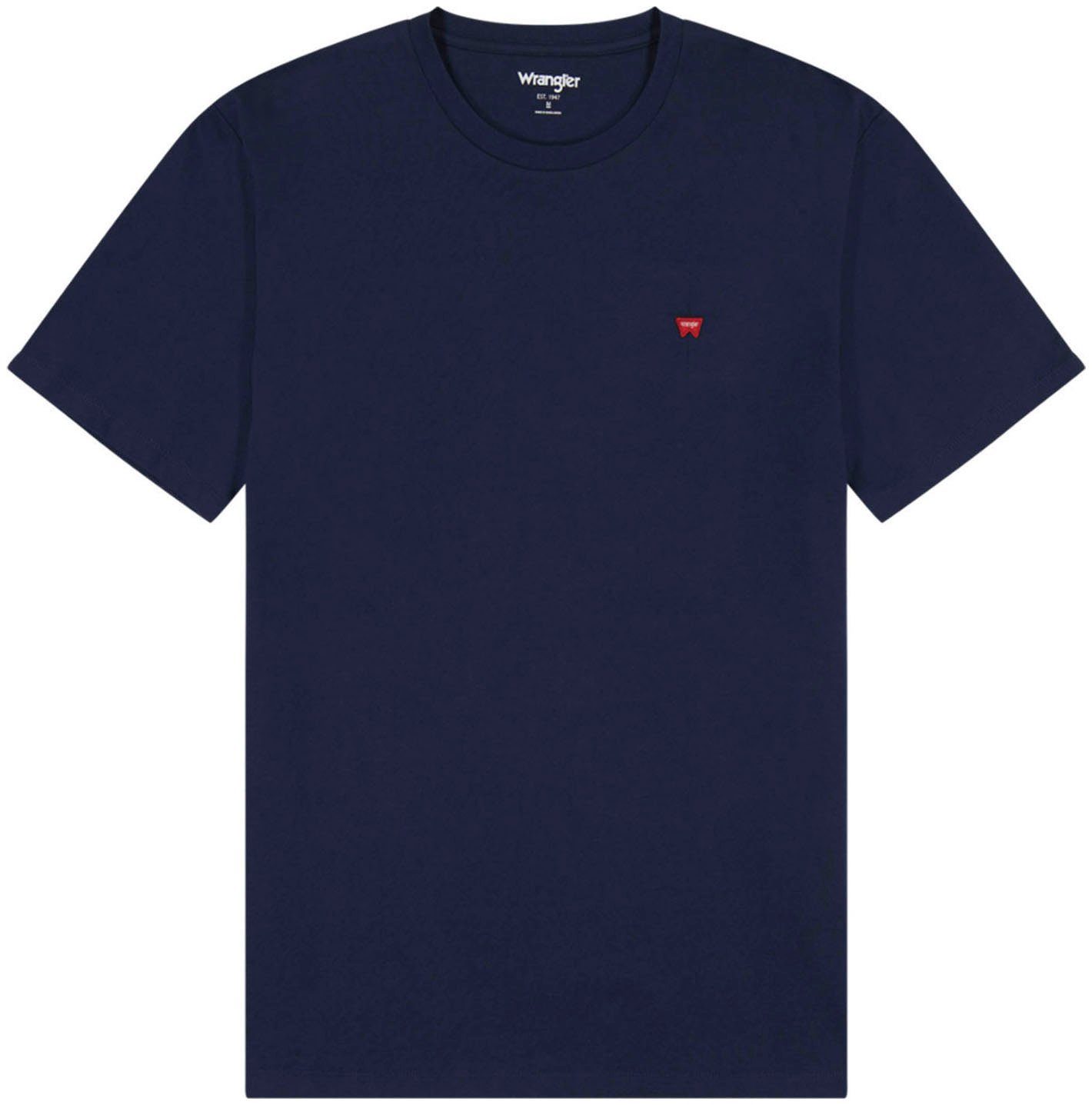 Wrangler Shirt met korte mouwen met logoborduursel op borsthoogte
