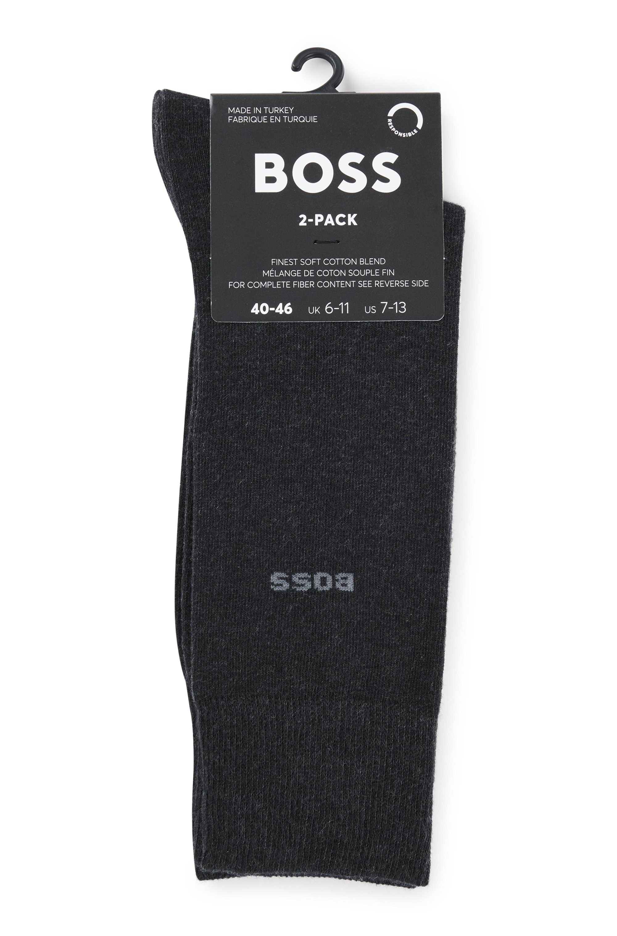 BOSS Business-sokken 2P RS Uni CC (set, 2 paar, 2 stuks)