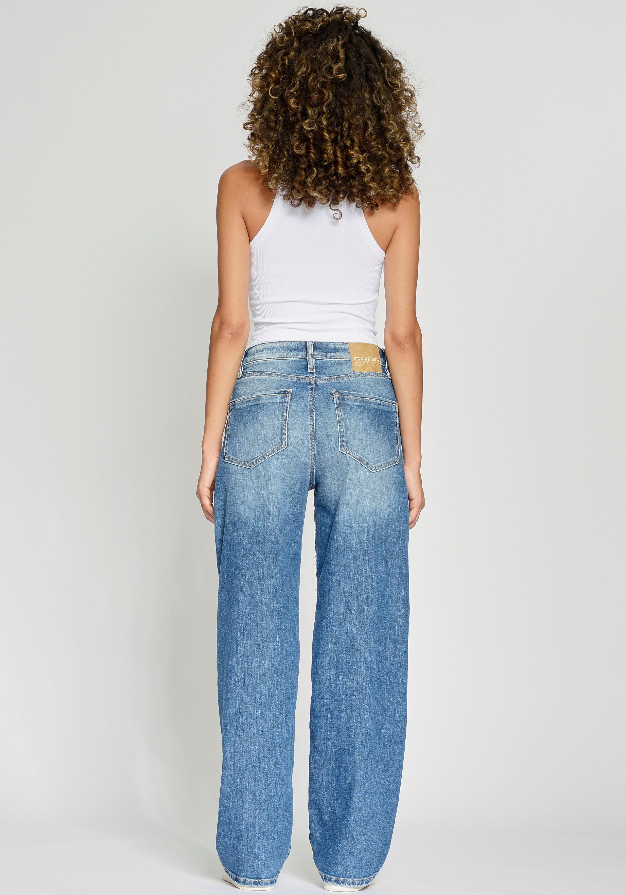 GANG Wijde jeans 94Jul Comfort Straight Fit