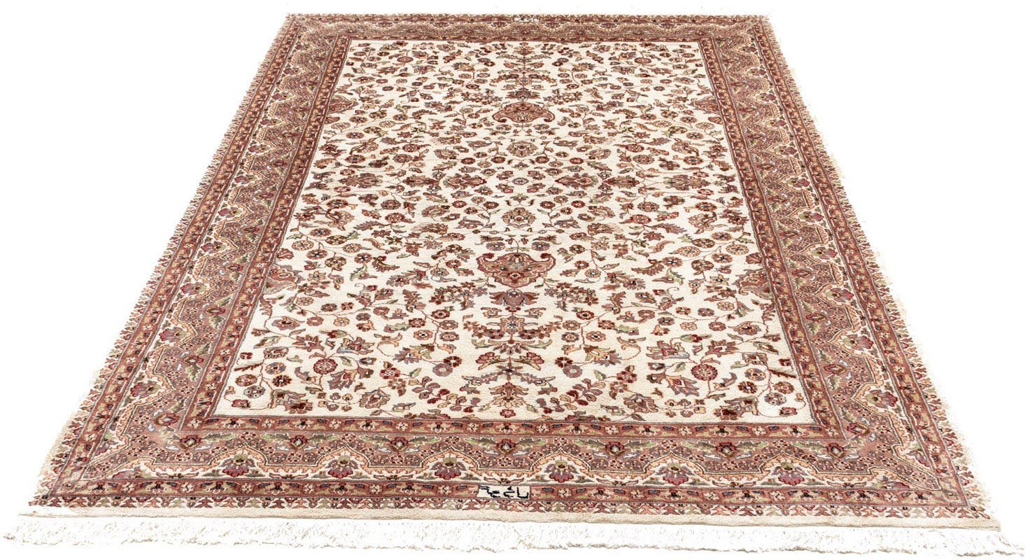 morgenland Wollen kleed Tabriz sterk gedessineerd Blu scuro 312 x 244 cm Uniek exemplaar met certificaat