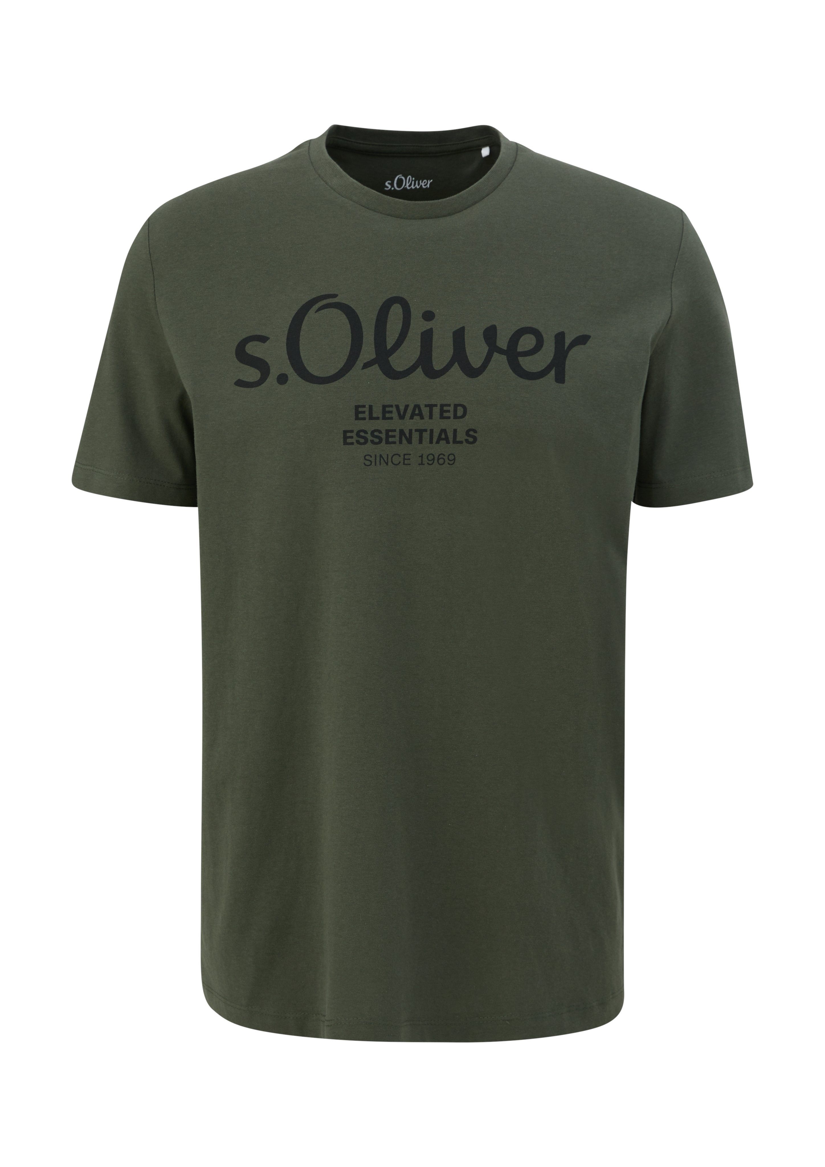 s.Oliver T-shirt van ademende katoen