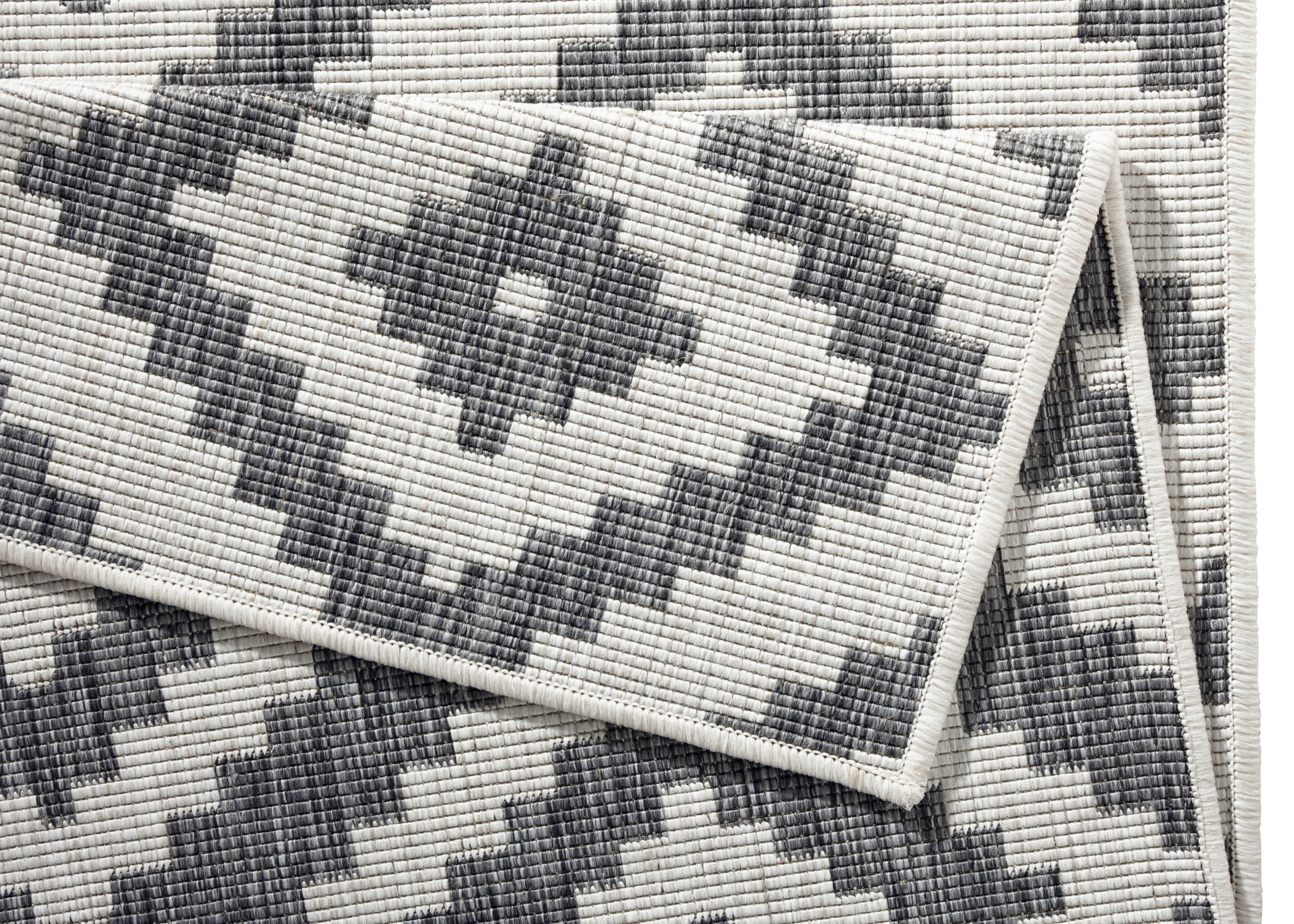 NORTHRUGS Vloerkleed Malta tweezijdig te gebruiken kleed Binnen- en buitengebruik, weerbestendig, balkon, terras, ruit, loper, woonkamer