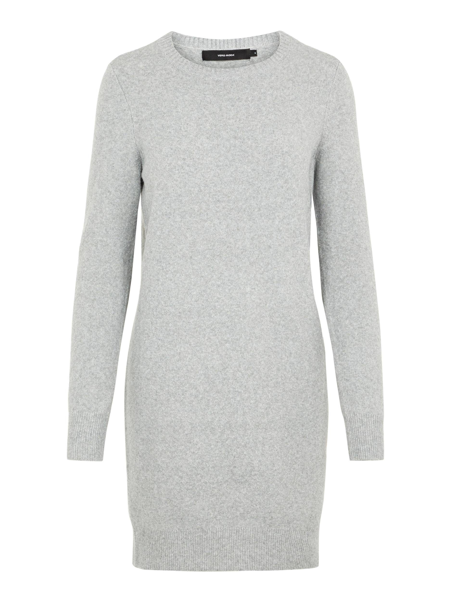 Vero Moda Gebreide jurk VMDOFFY LS O-NECK DRESS GA NOOS