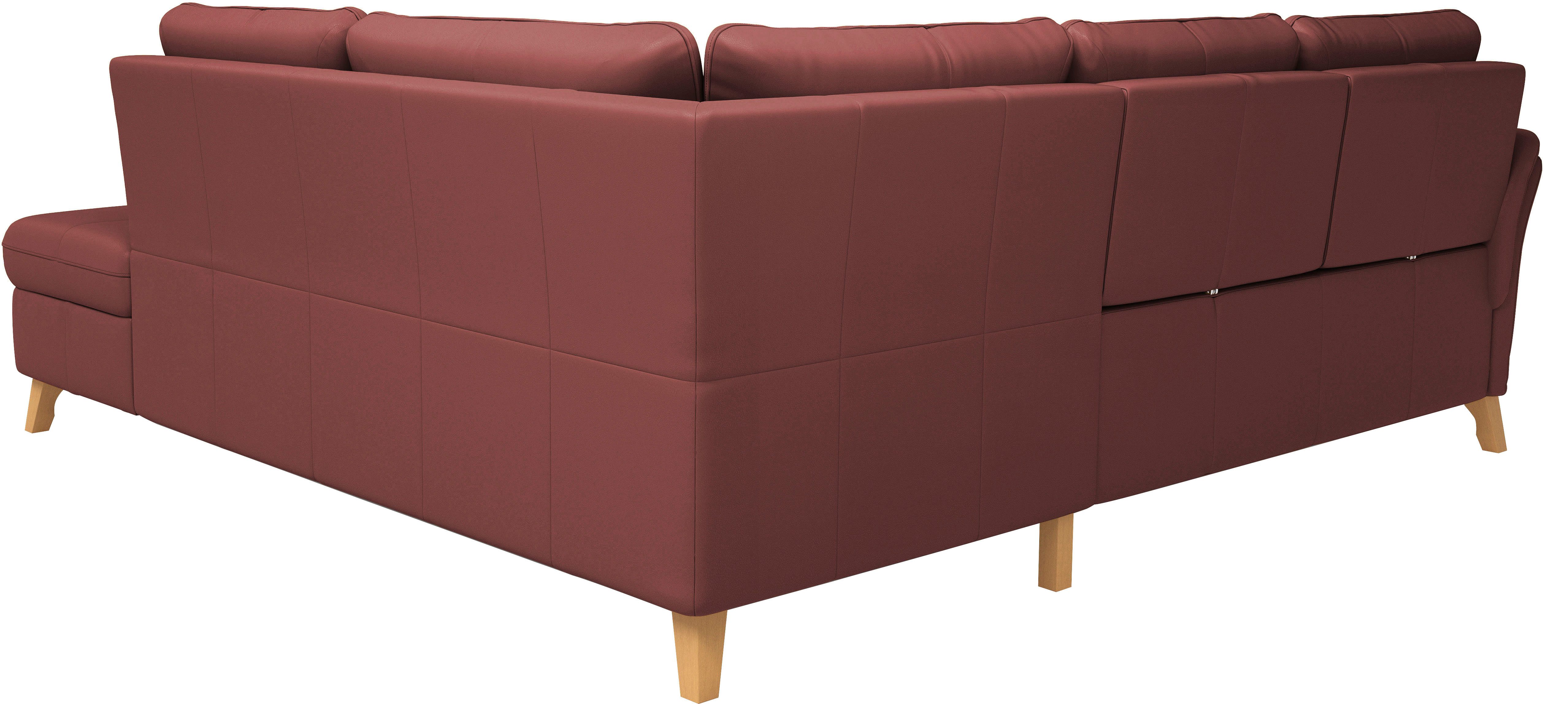 sit&more Hoekbank Göteborg inclusief zitdiepteverstelling, optioneel met bedfunctie & bedlade