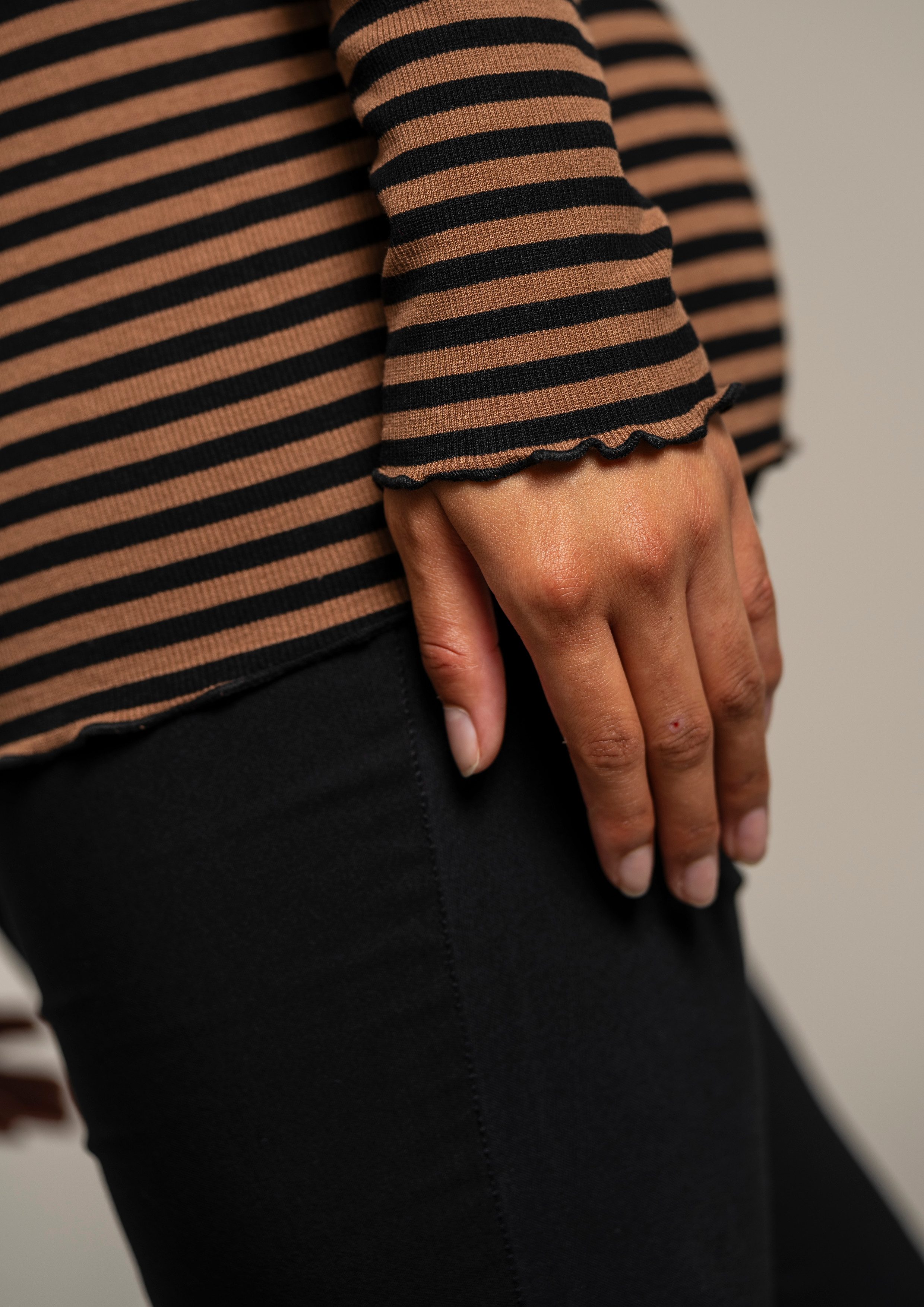 SANDGAARD Shirt met lange mouwen SG147 met gestreept patroon