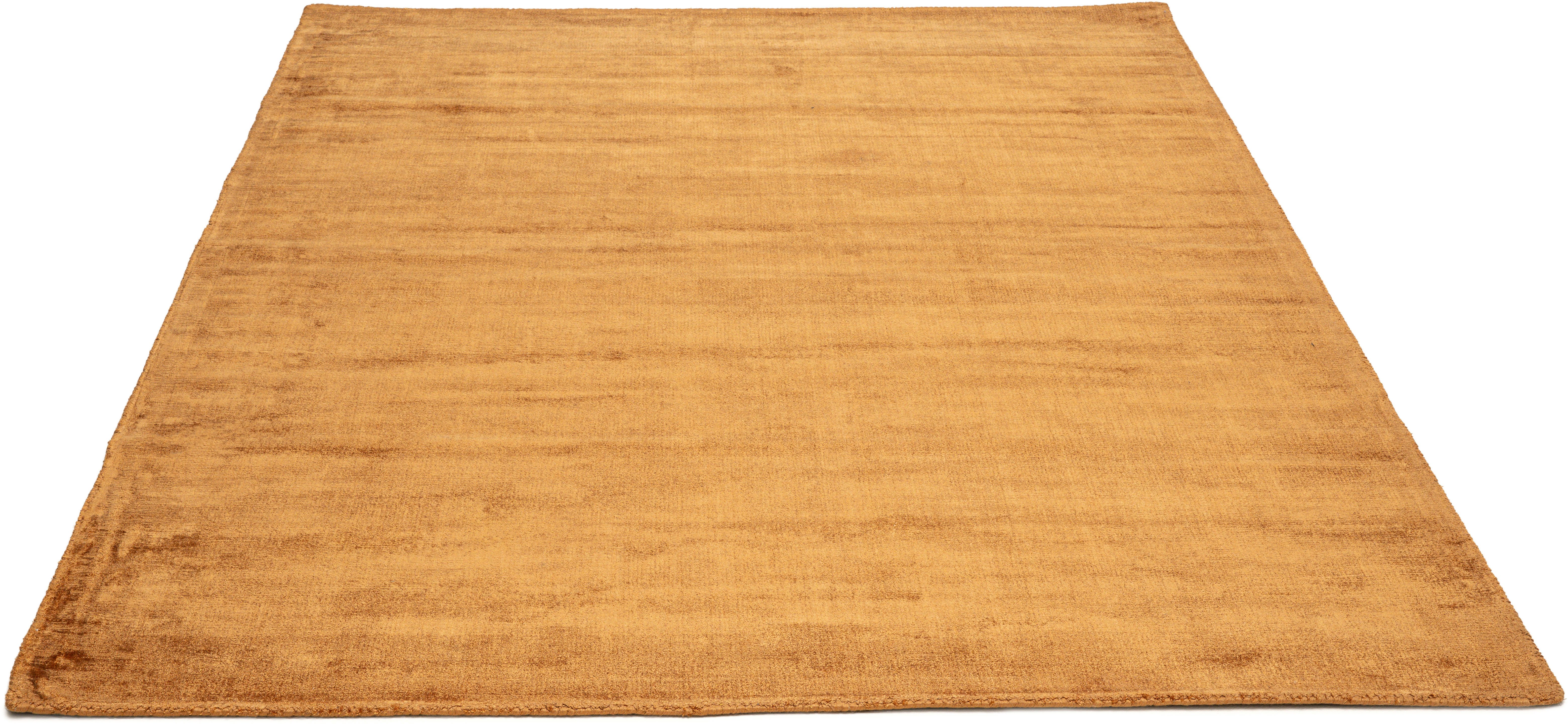 TOM TAILOR HOME Vloerkleed Shine uni Handgeweven vloerkleed, 100% viscose, met de hand geweven, met elegante glans