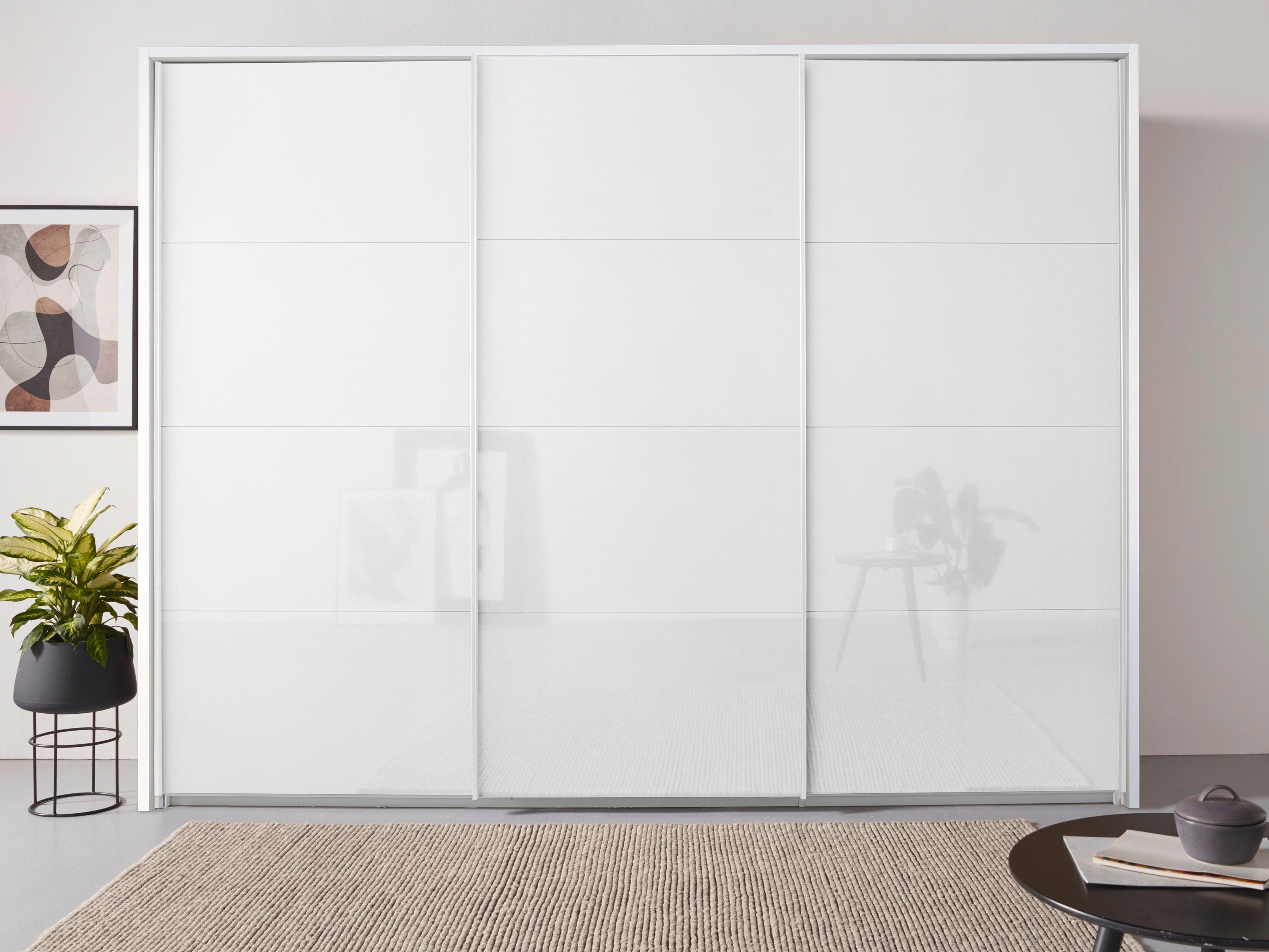 rauch Zweefdeurkast Oteli incl. passe-partout optioneel met verlichting