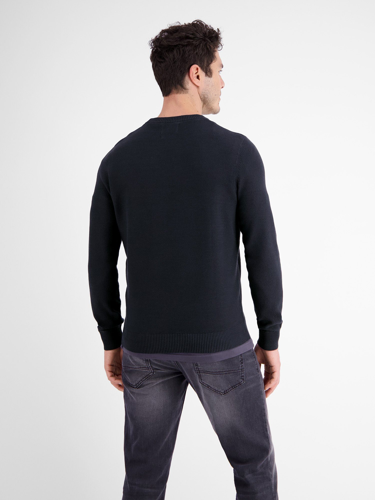 Lerros Gebreide trui LERROS crewneck gebreide pullover