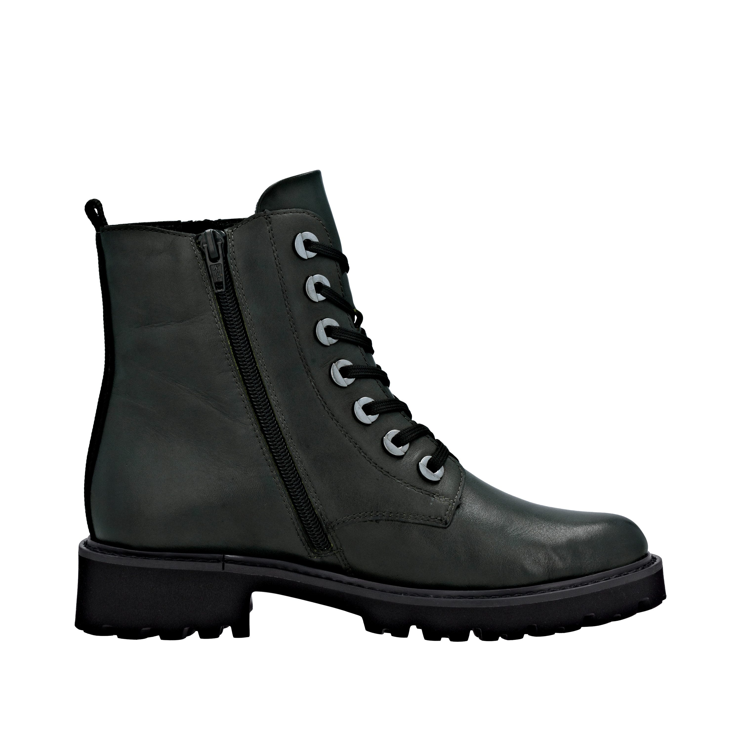 Remonte Veterlaarsjes blokhak, laarsjes, veterschoenen, flats in used look