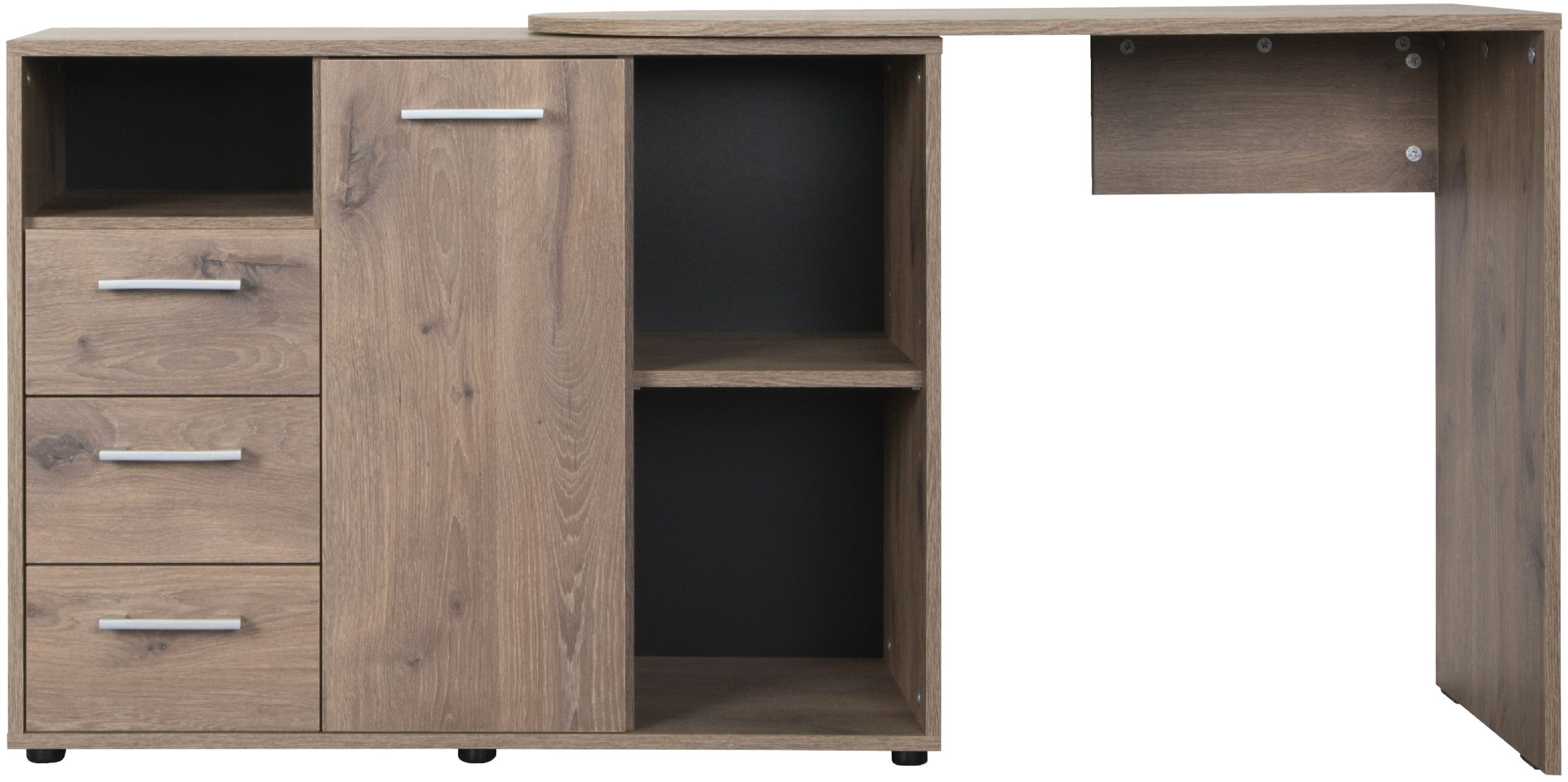 VOGL Möbelfabrik Bureau draaibaar tafelblad, ruimtebesparend, made in germany