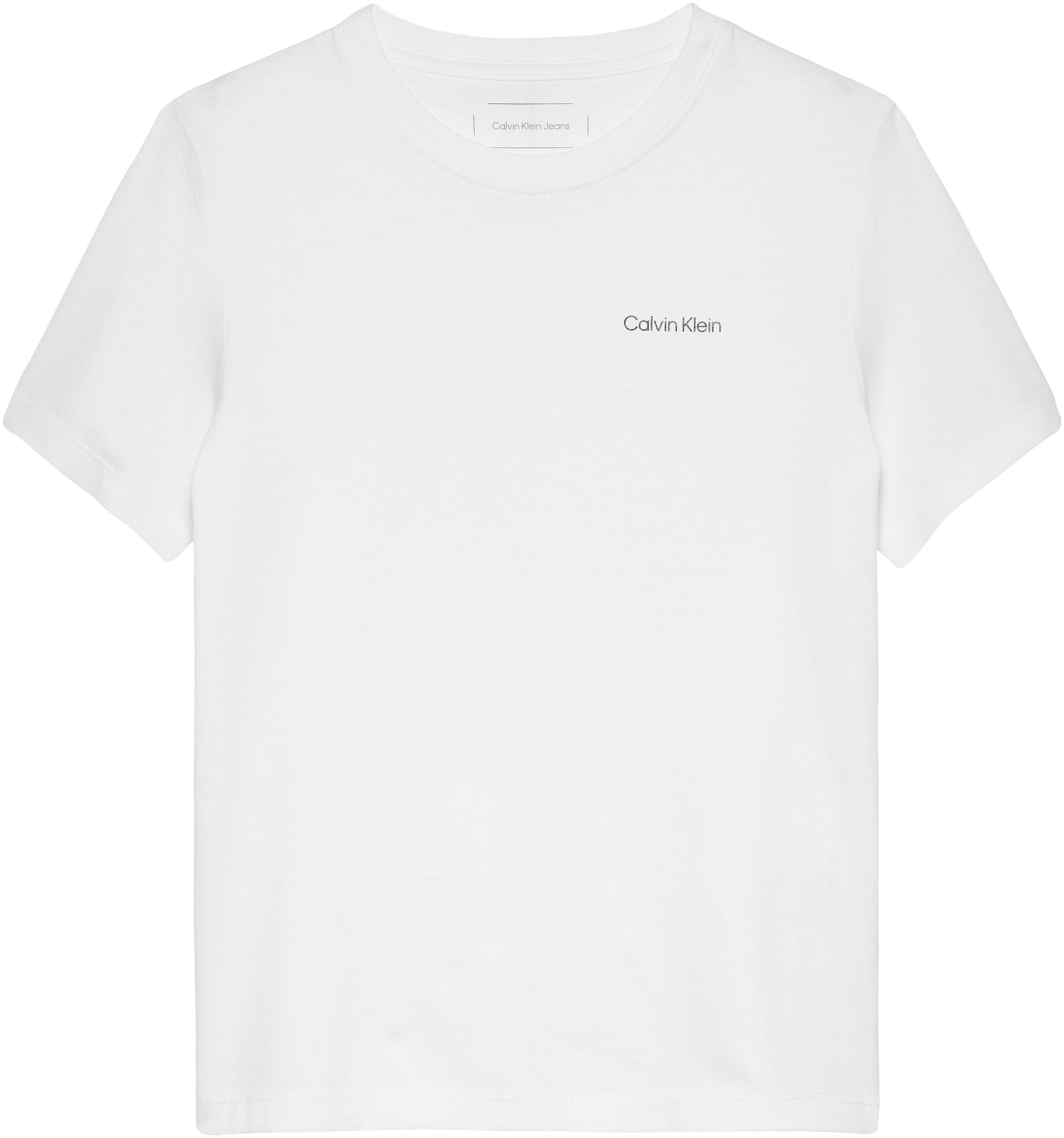 Calvin Klein T-shirt CHEST Inst.Logo Ss T-Shirt voor kinderen tot 16 jaar en met logo-opdruk