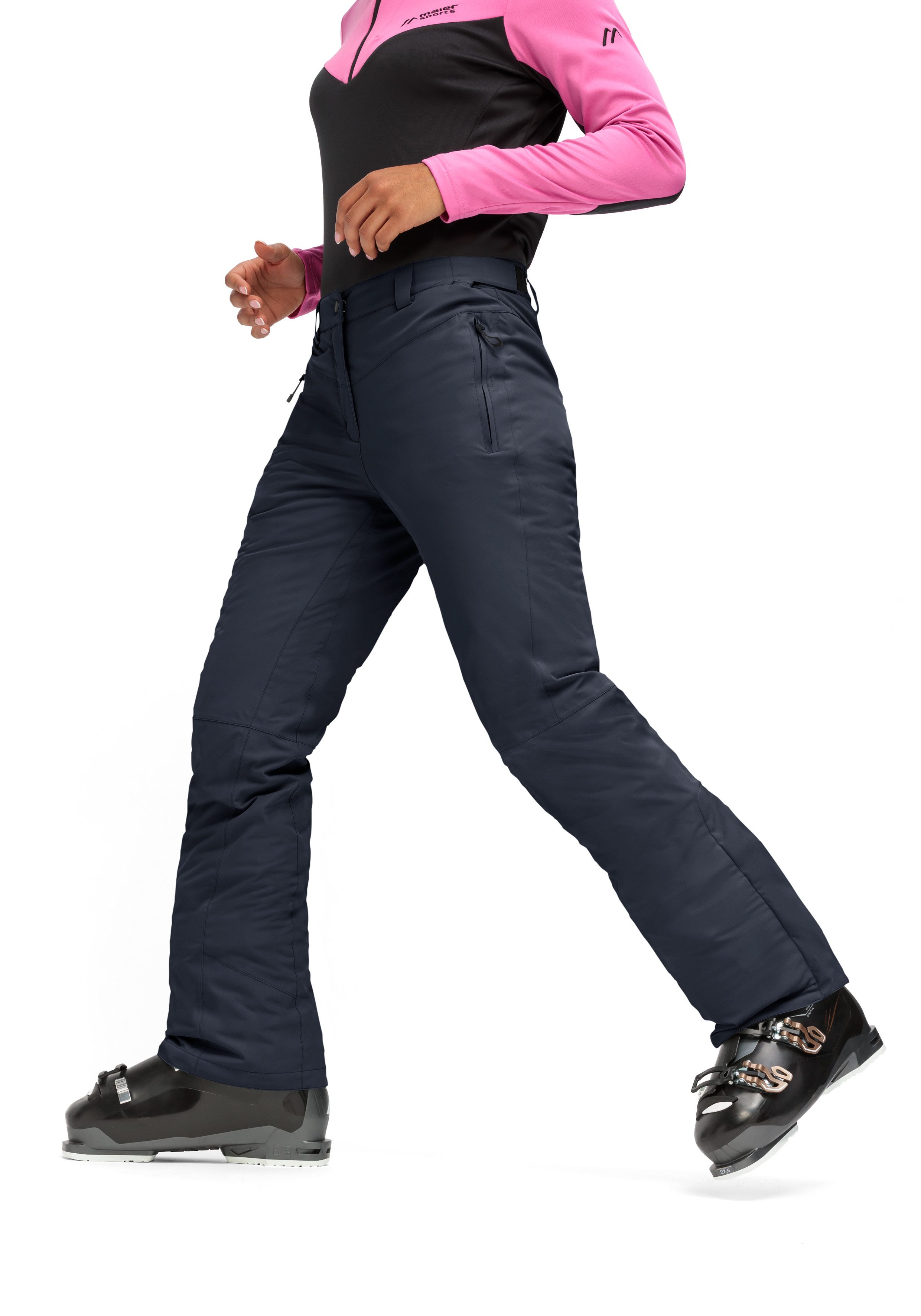 Maier Sports Skibroek Ronka 2.1 Dames sneeuwbroek, wind- en waterdicht, 2 ritszakken, regular fit