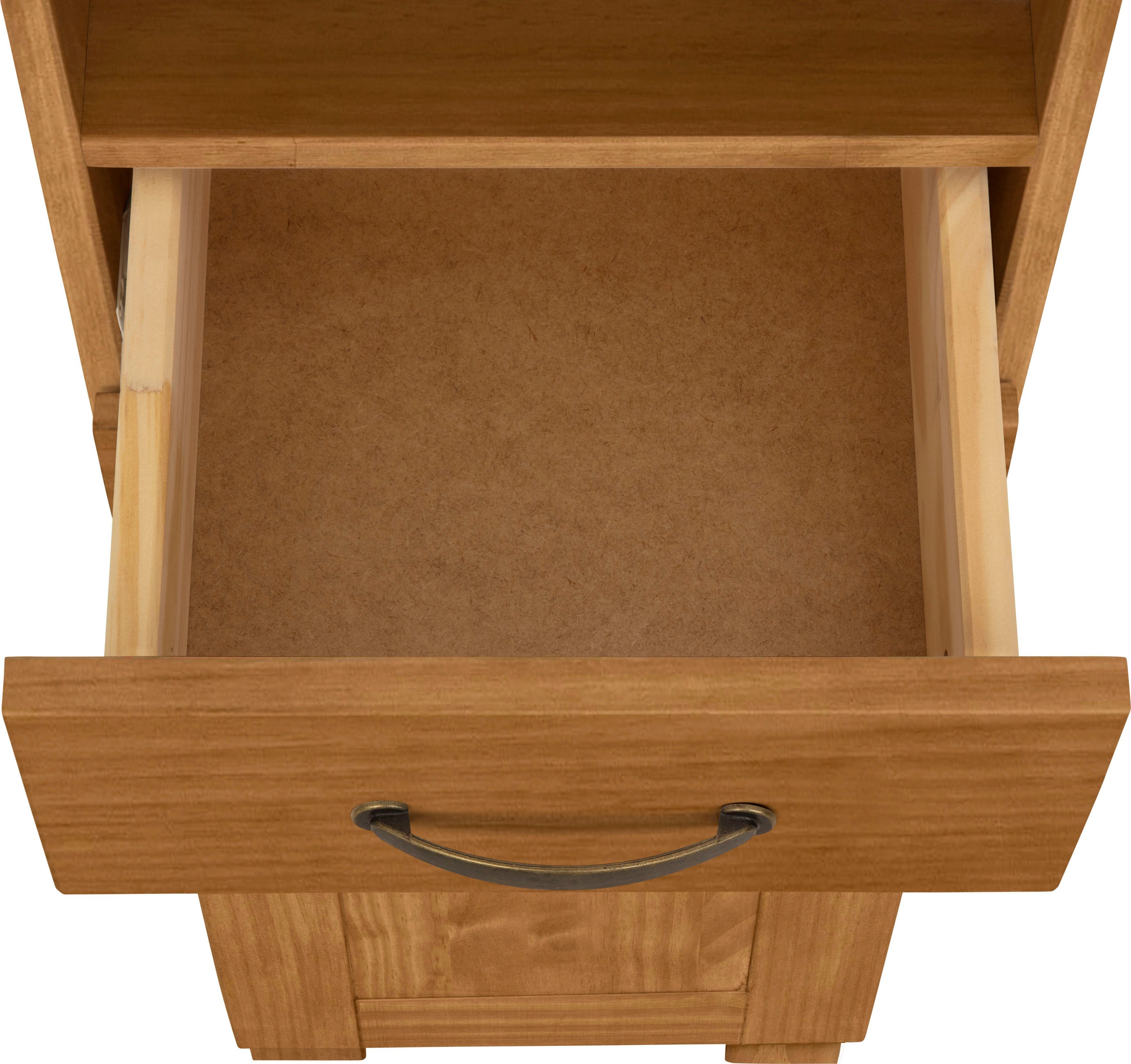 Home affaire Hoge kast Rodby Massief, FSC®-gecertificeerd hout, breedte 33 cm, hoogte 180 cm
