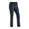 maier sports functionele broek tech pants w warme softshell-broek, elastisch en winddicht grijs