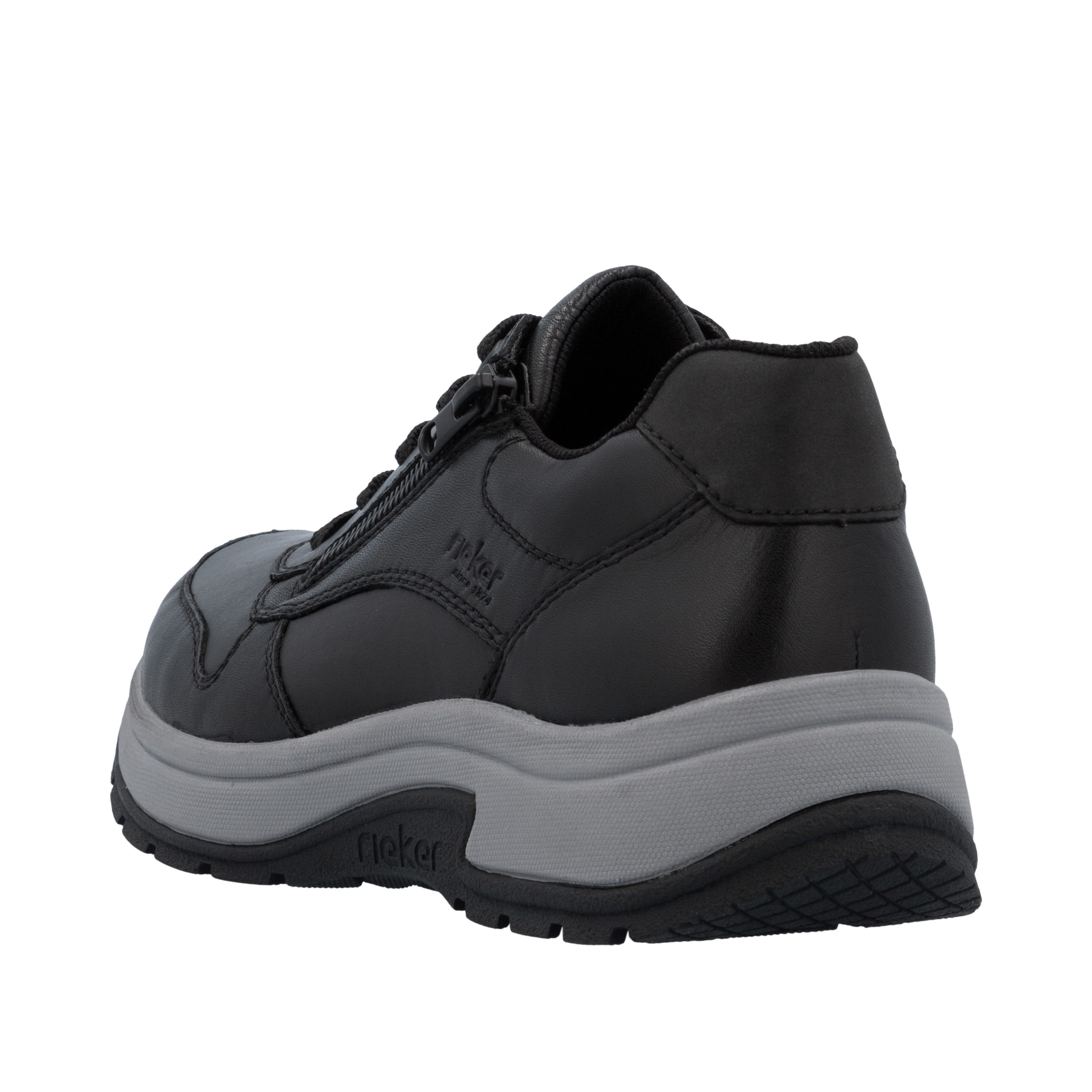 Rieker Sneakers Veterschoen, lage schoen, vrijetijdsschoen met gepolsterde schachtversteviging