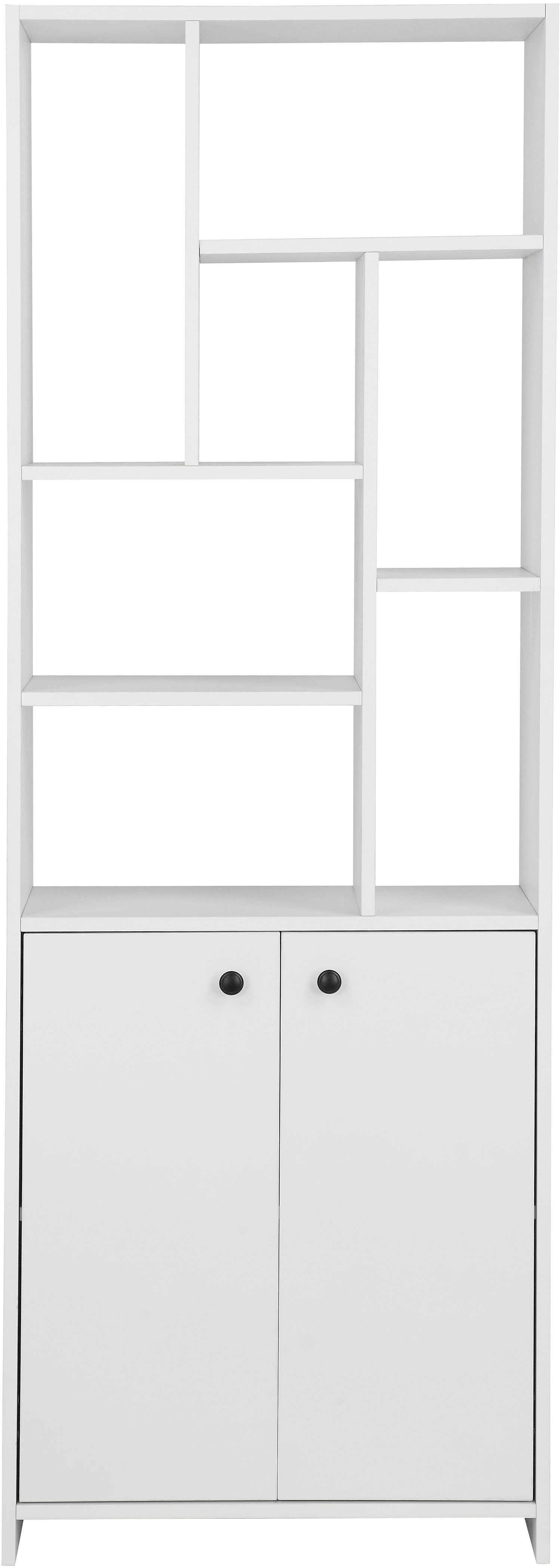INOSIGN Multifunctionele kast Ezzell 7 open vakken, metalen grepen, krasbestendige coating, afmetingen 60x170 cm