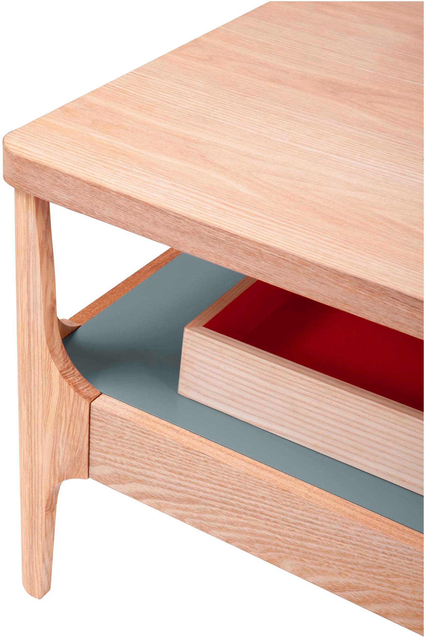 Kayoom Salontafel Koffietafel Addison, salontafel, open, opvallend ontwerp Bijzonder ontwerp, tafelpoten van massief hout, van stevig materiaal (1 stuk)
