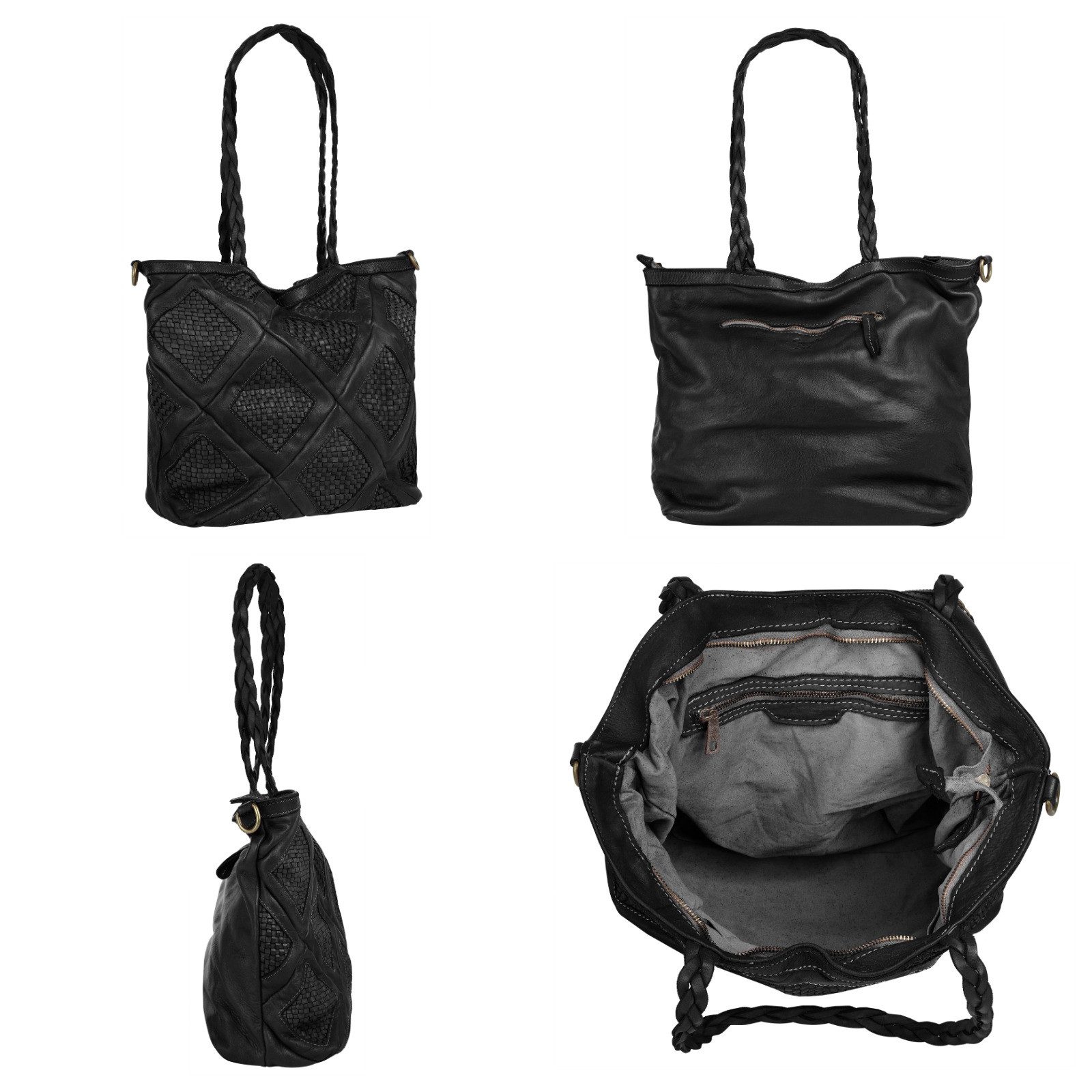 Samantha Look Shopper echt leer, made in italy