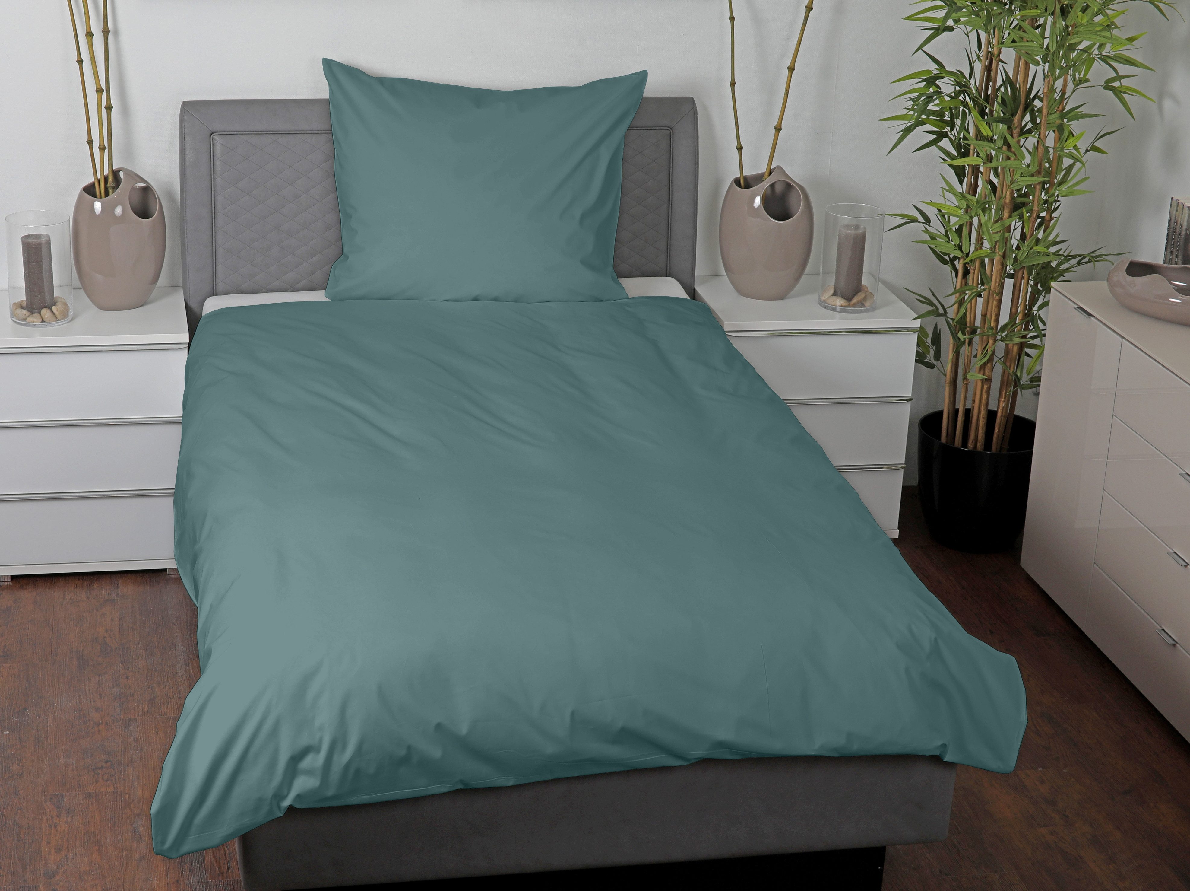 CASATEX Beddengoed Uni Effen ontwerp, rits, mooie kleuren