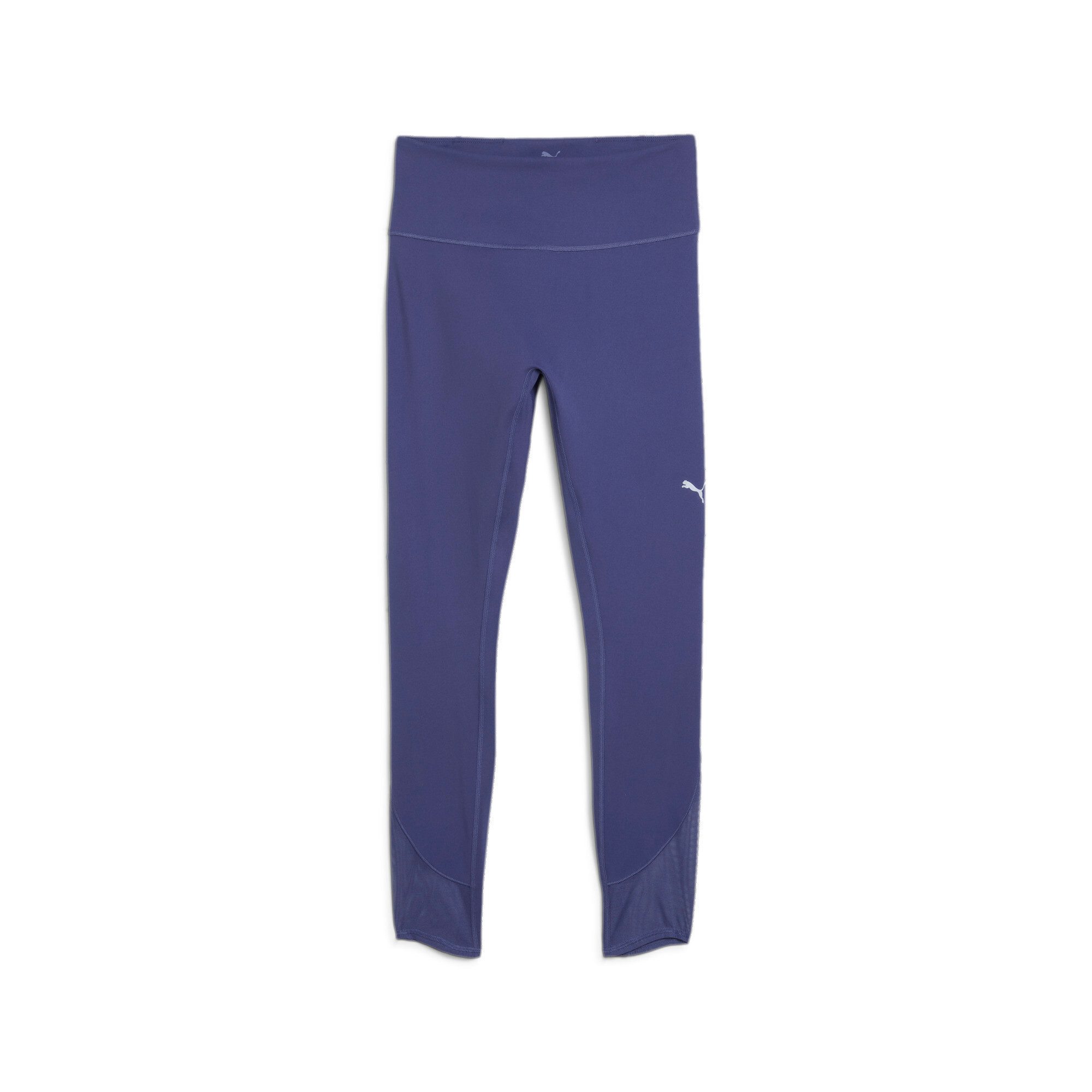 PUMA Trainingstights W CLOUDSPUN SOFT MESH HW 7/8 TIGHT dames sportleggings maat S blauw