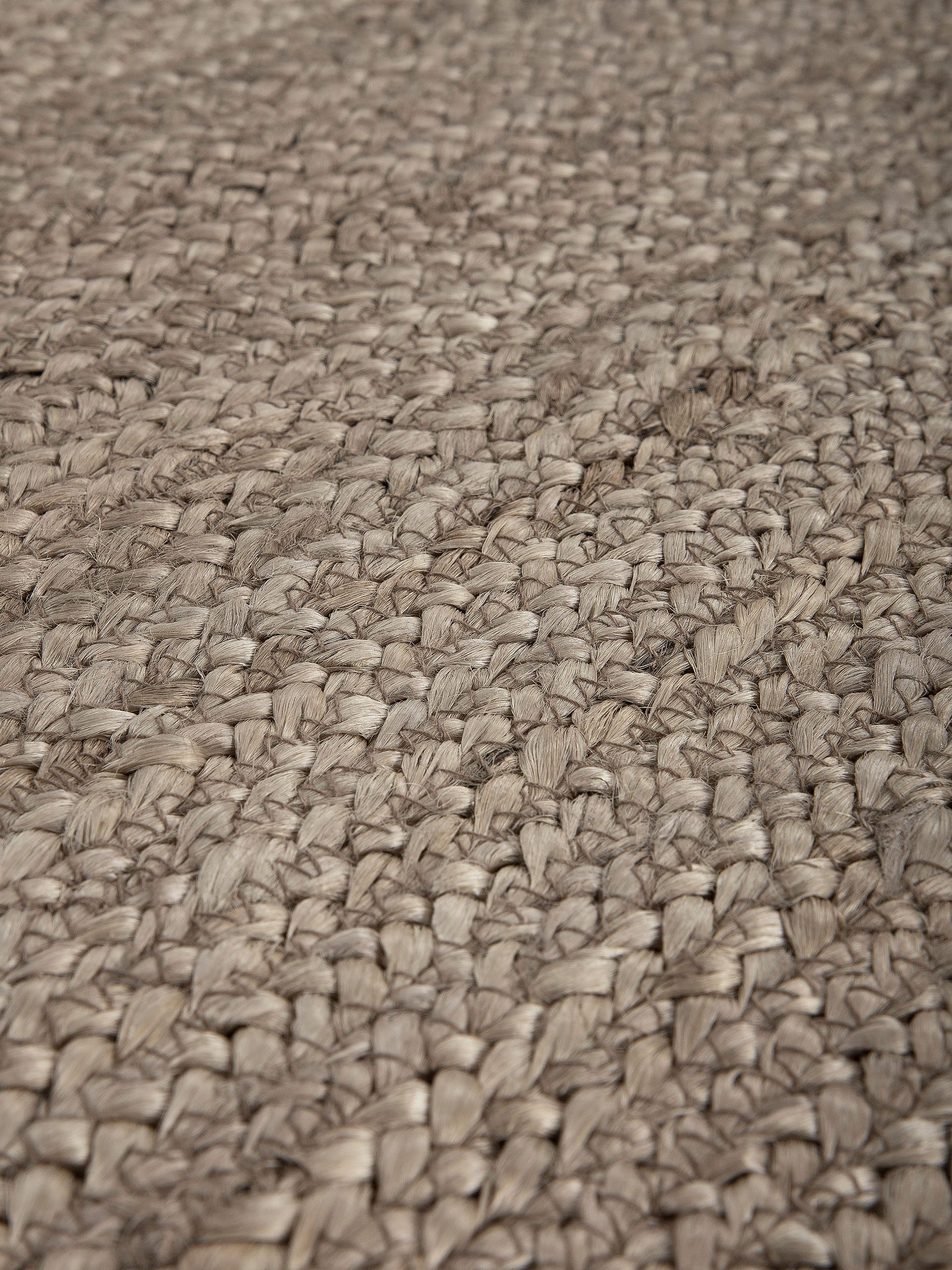 carpetfine Vloerkleed Nele jute-vloerkleed natuurmateriaal gevlochten tweezijdig te gebruiken kleed van 100% jute, in rond en ovaal, vele maten