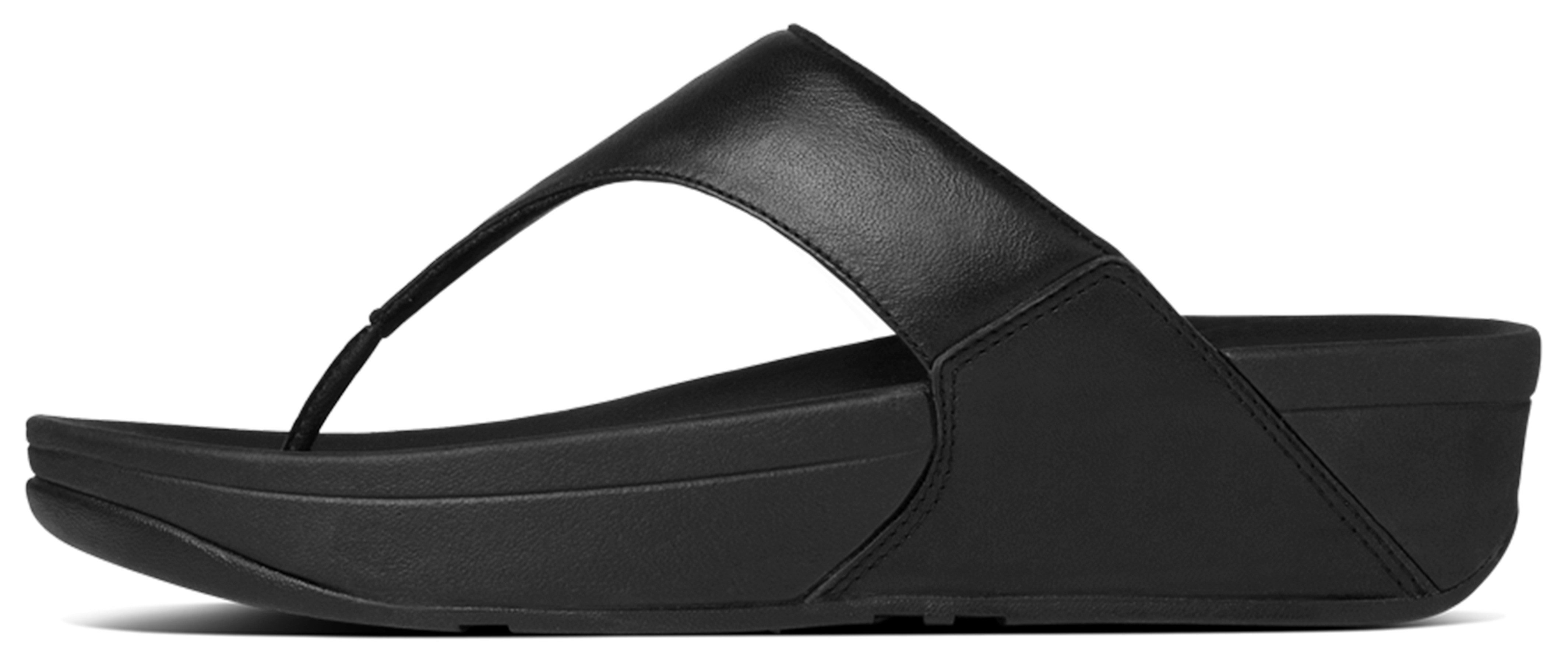 Fitflop Dianets LULU LEATHER TOEPOST , pool slides, pantoffel, badeschoen met sleehak