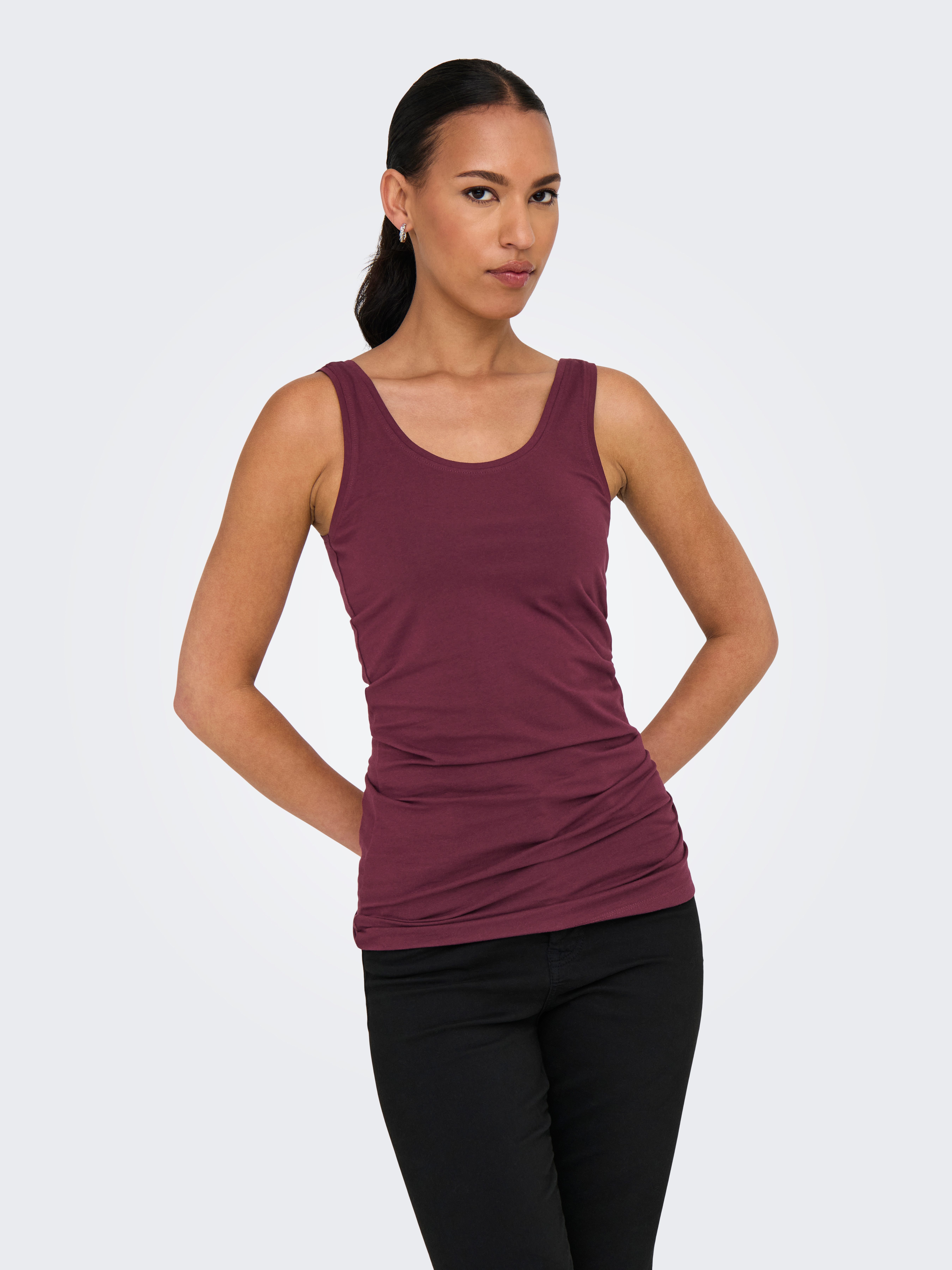 Only Tanktop ONLLIVE LOVE NEW LONG TT 2PACK NOOS (2-delig, Set van 2)