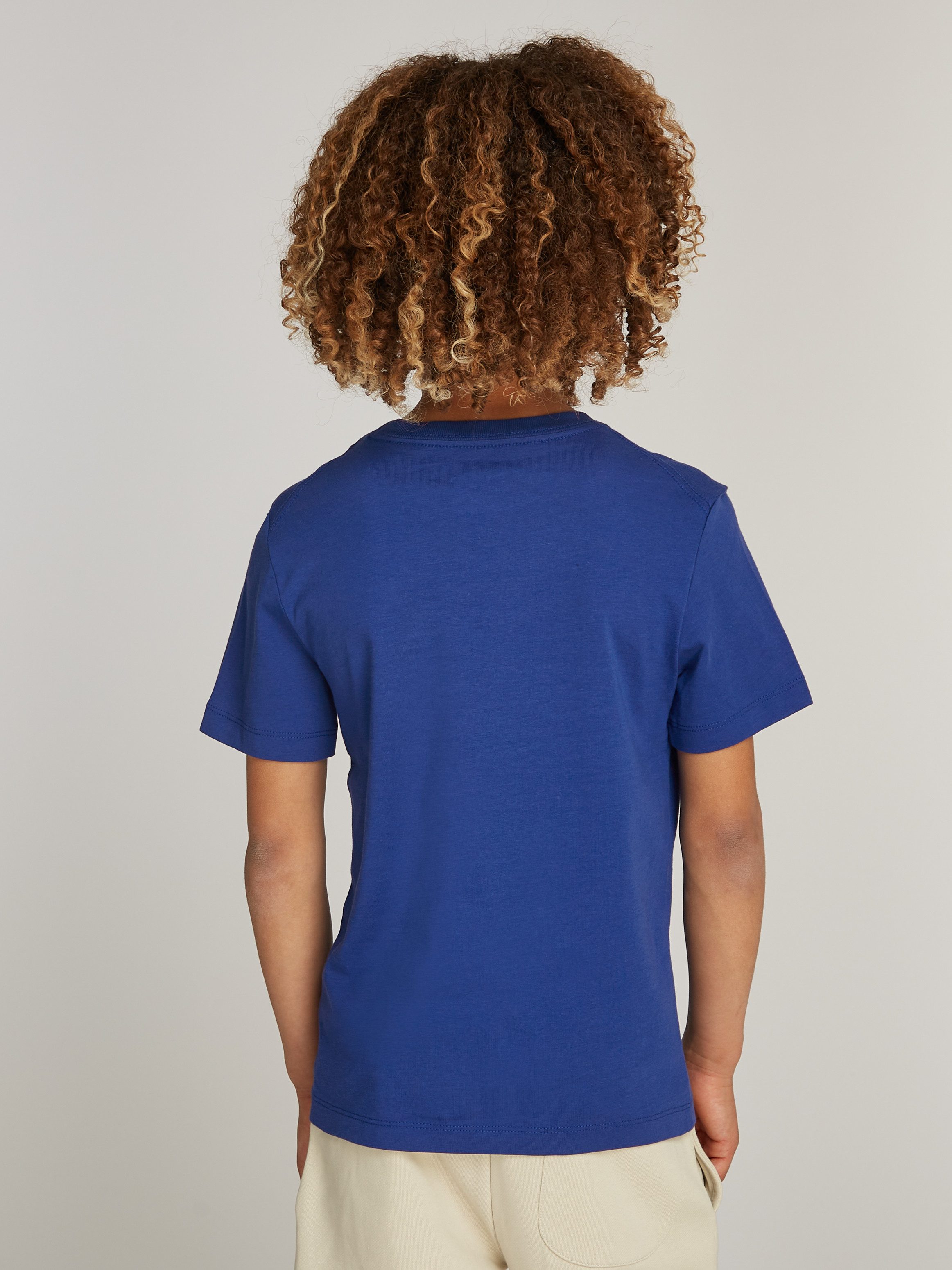 Calvin Klein T-shirt Chest Monologo Ss T-Shirt voor kinderen tot 16 jaar en met logoprint