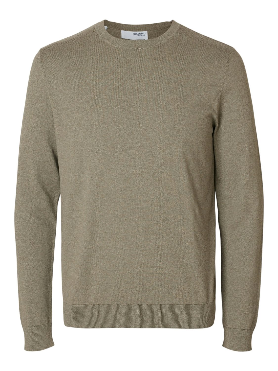 SELECTED HOMME Gebreide trui SLHBERG CREW NECK NOOS