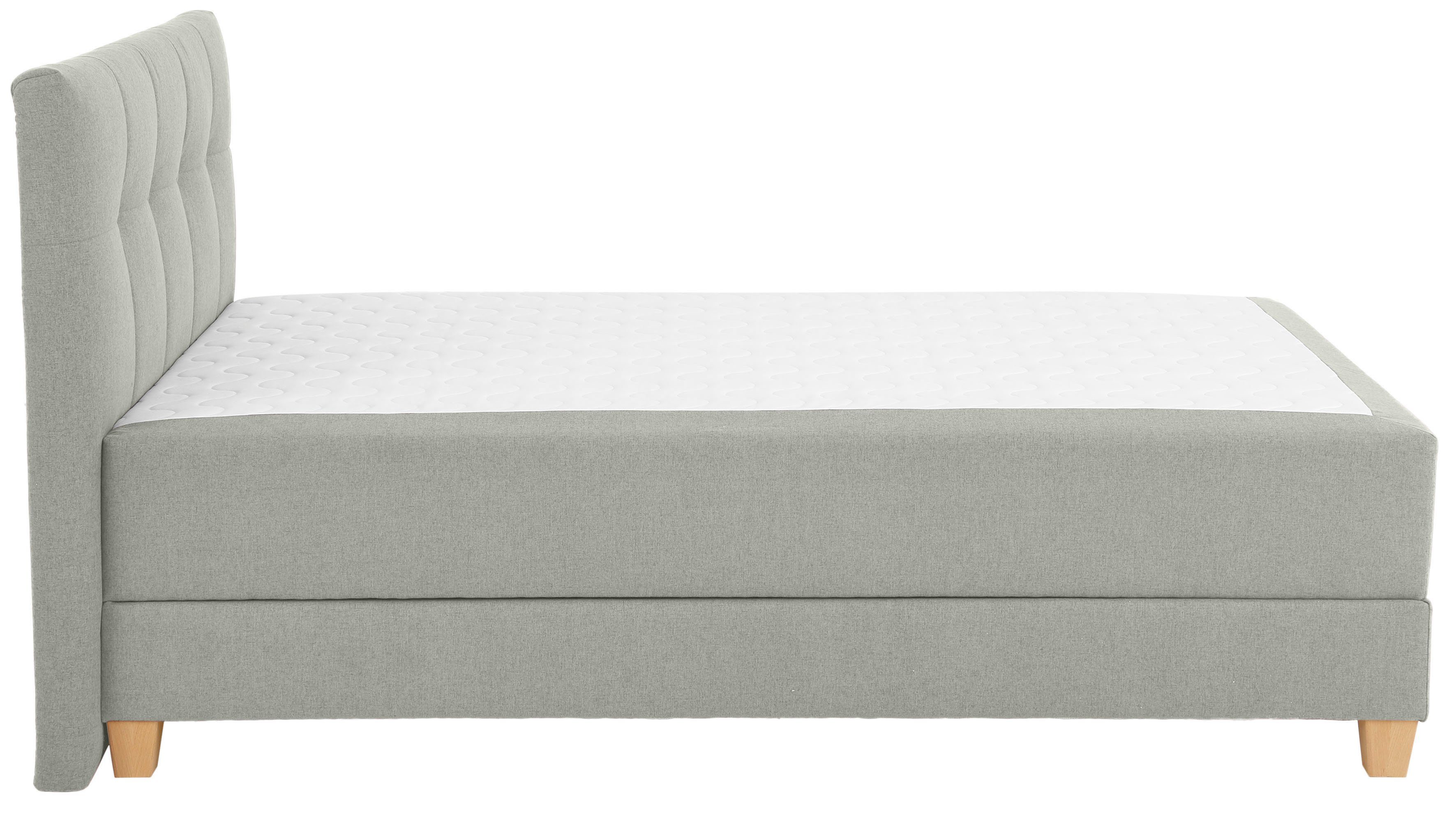 Home affaire Boxspring Lonrai in h2, h3 & h4 en xxl - verlengde 220 cm kiesbaar, incl. topper
