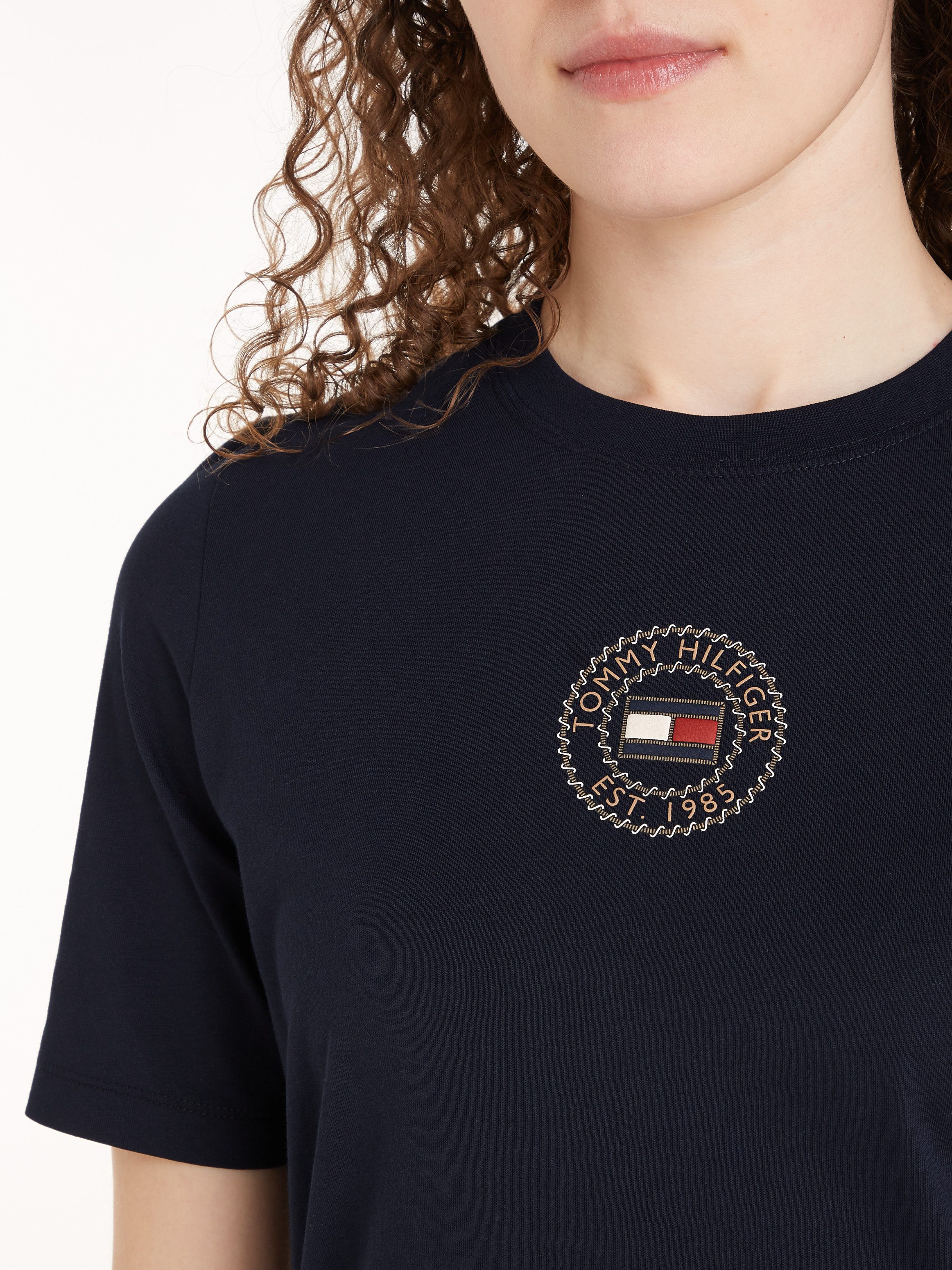 Tommy Hilfiger Shirtjurk REG NAUTICAL TEE DRESS SS