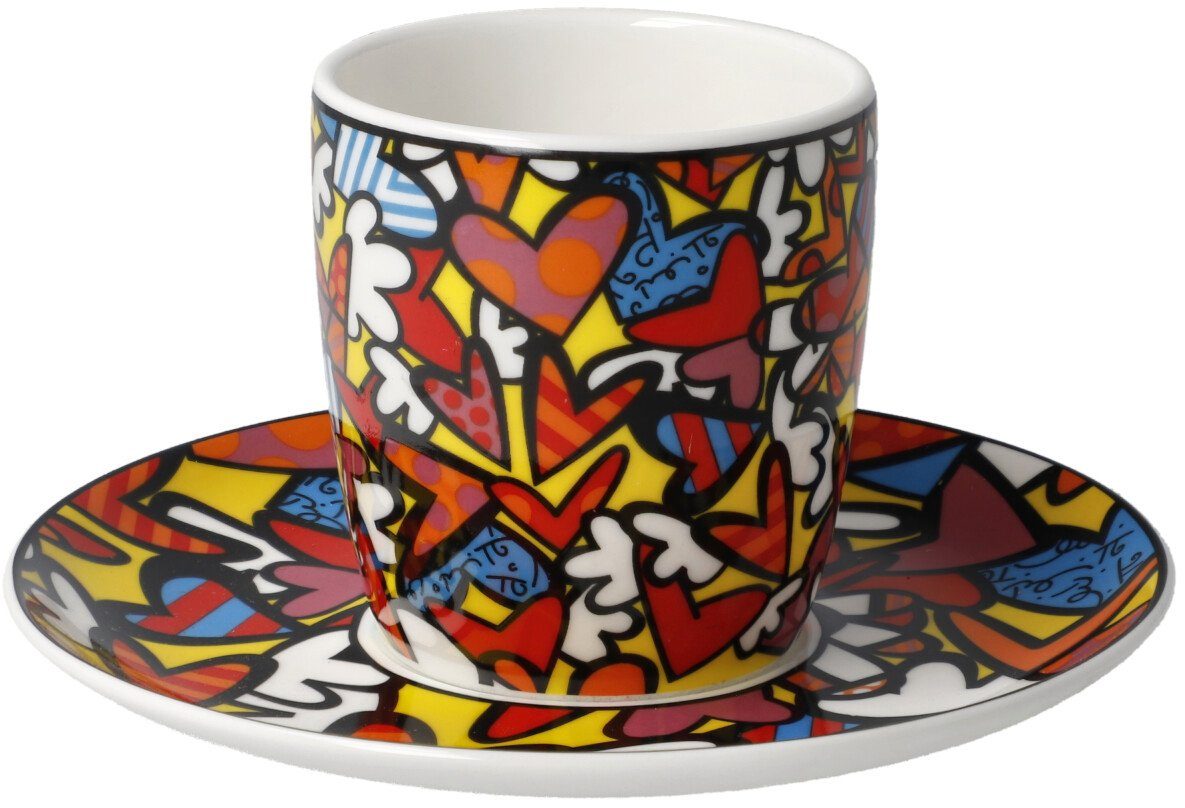 Goebel Espressokopje Britto Pop Art, Romero Britto - Alles wat we nodig hebben is liefde
