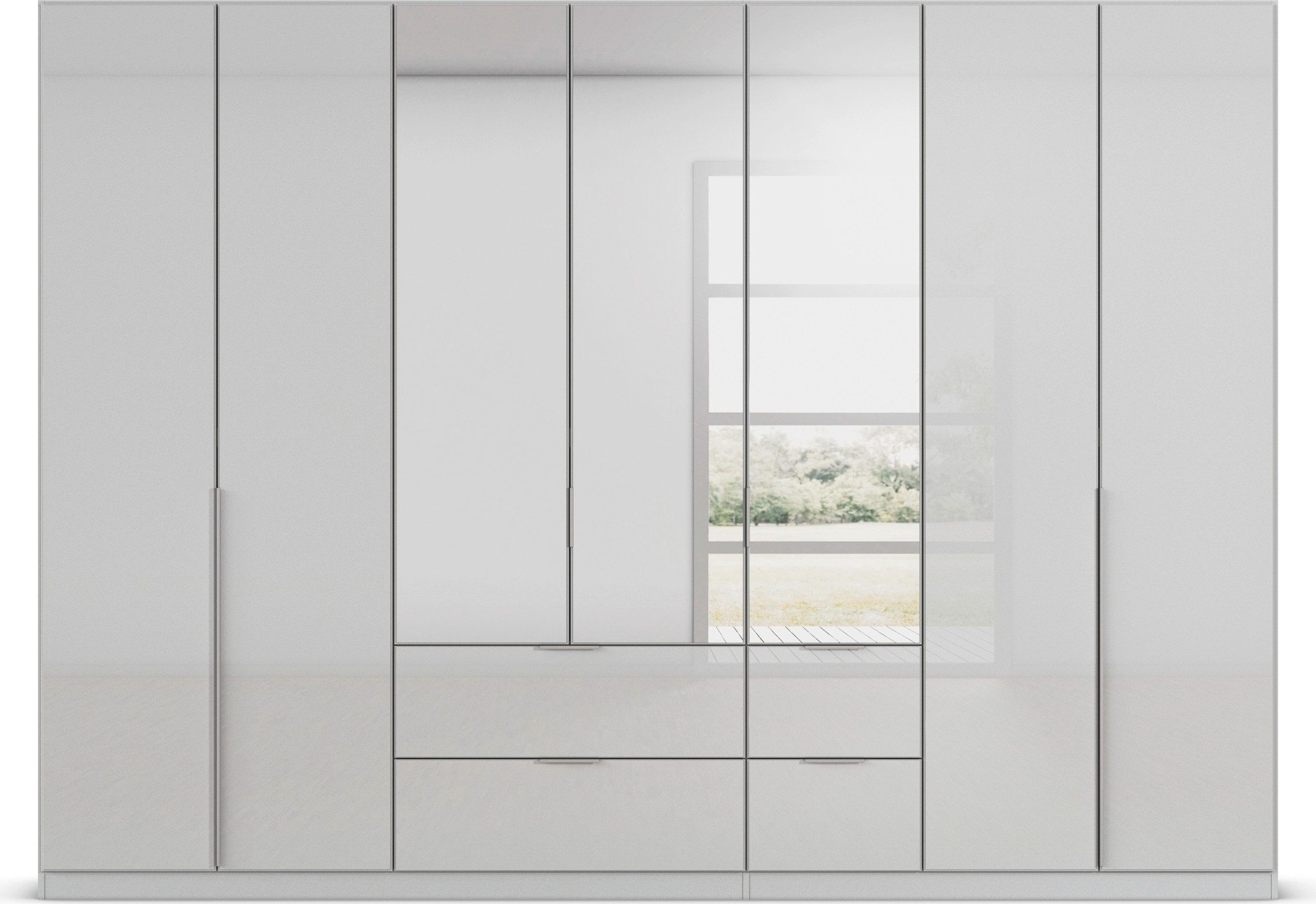 rauch Draaideurkast Kledingkasten kast garderobe AGORDO met glazen front