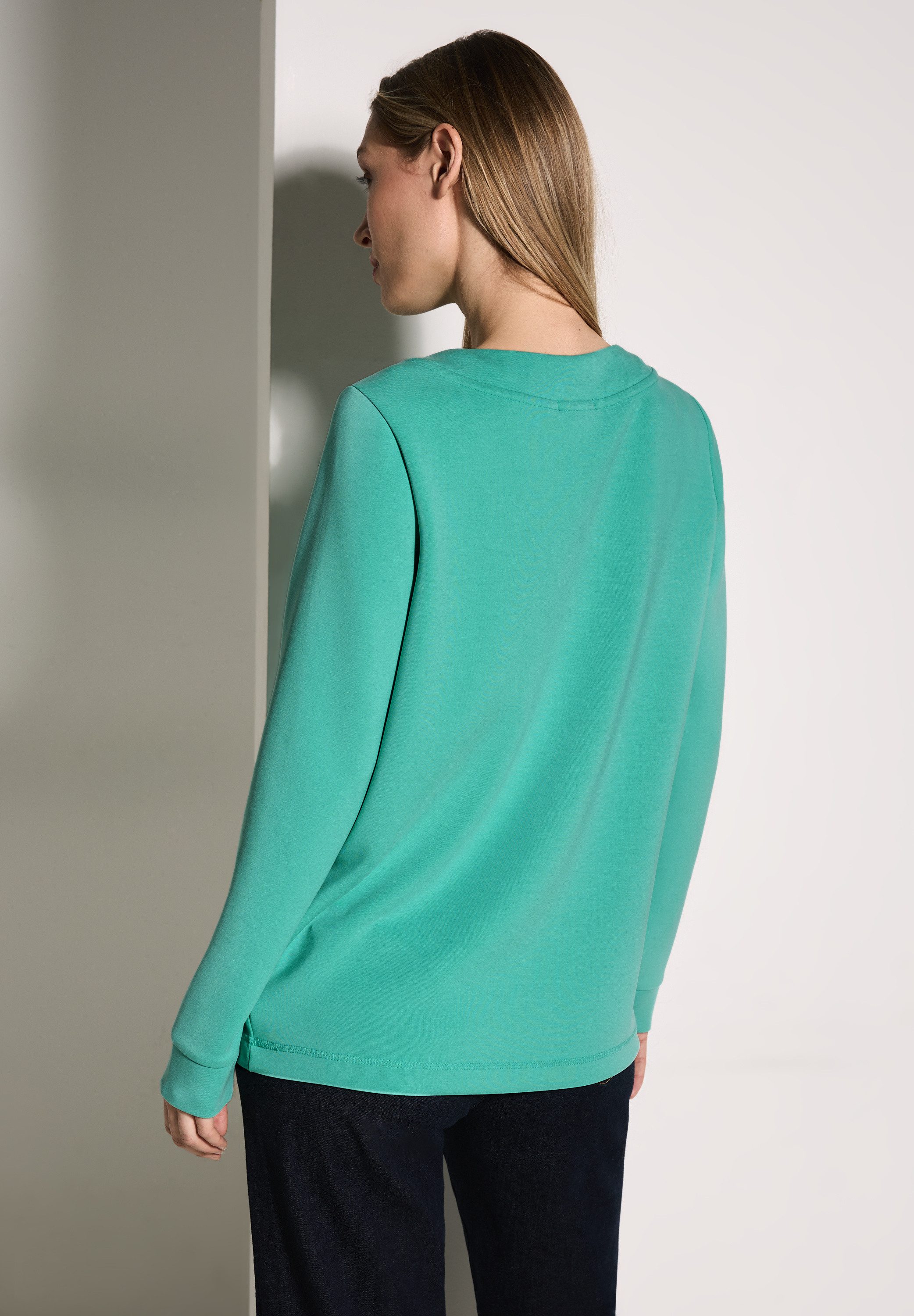 Cecil Sweatshirt met rijgkoord bij de kraag