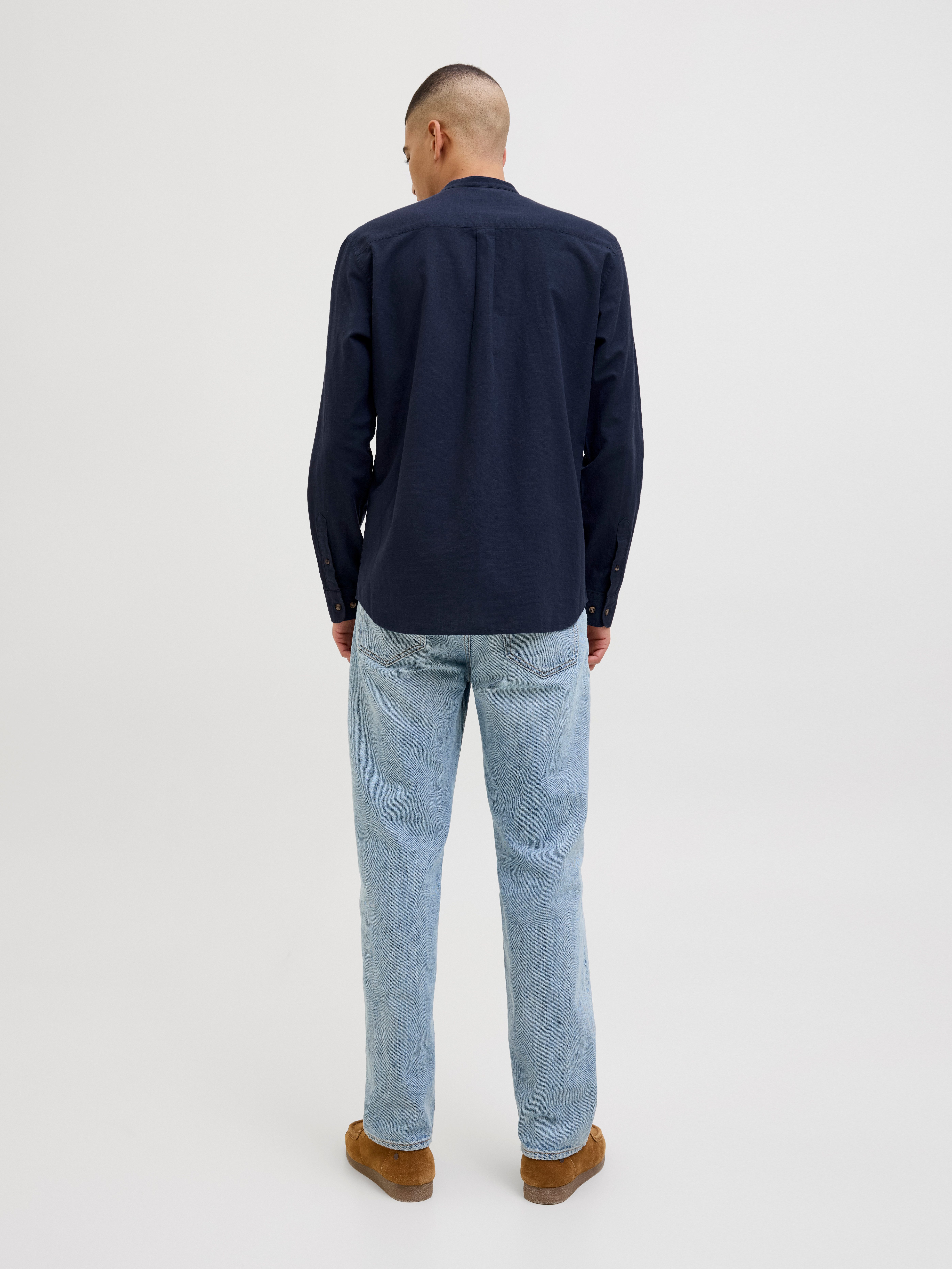 Jack & Jones Overhemd met lange mouwen JJESUMMER BAND SHIRT LS SN
