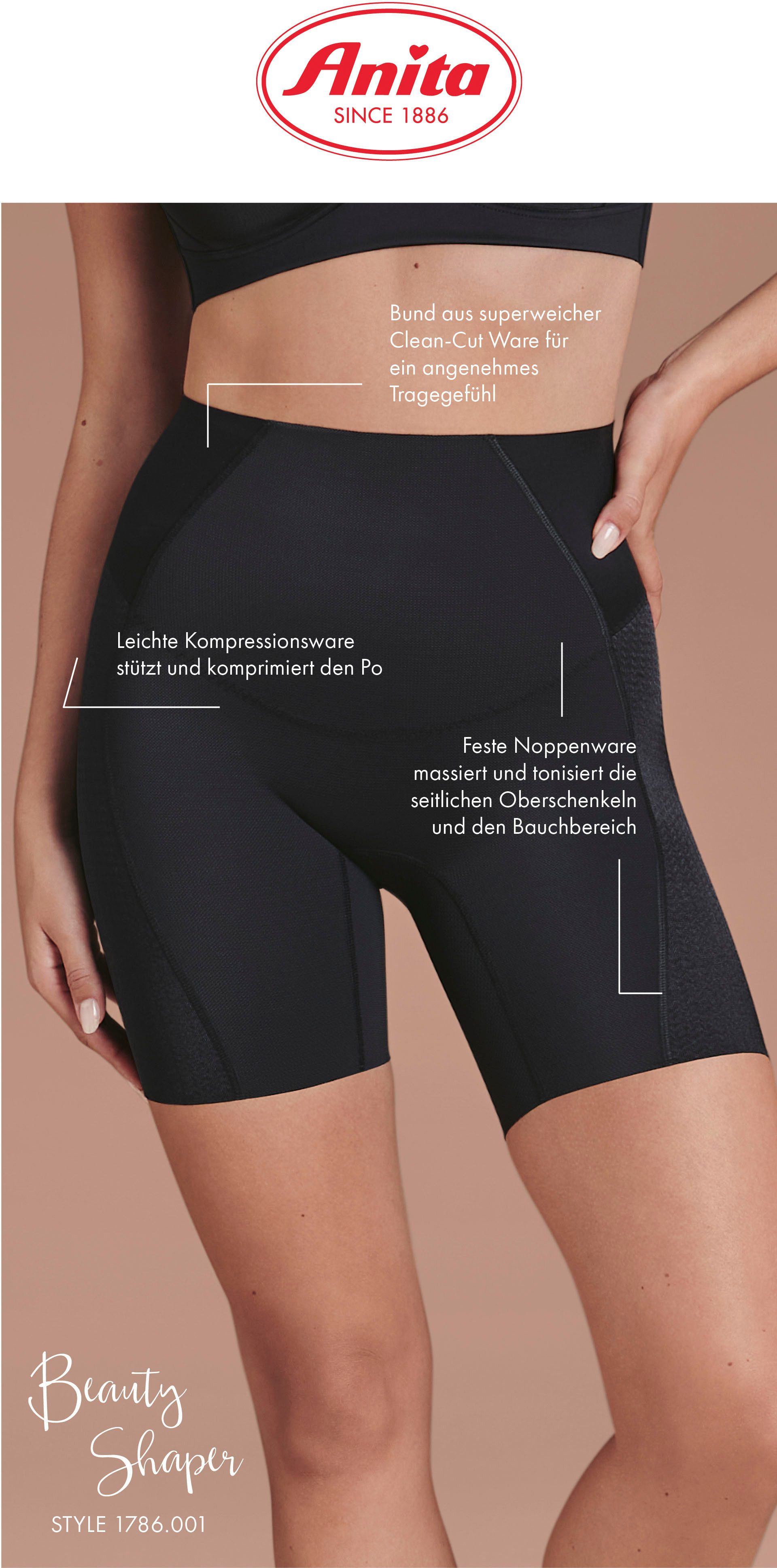 Anita Comfort Shapingbroek Beauty Shaper Corrigerende slip clean cut lang zonder naden clean cut geïntegreerde buiksteun nopjesstof