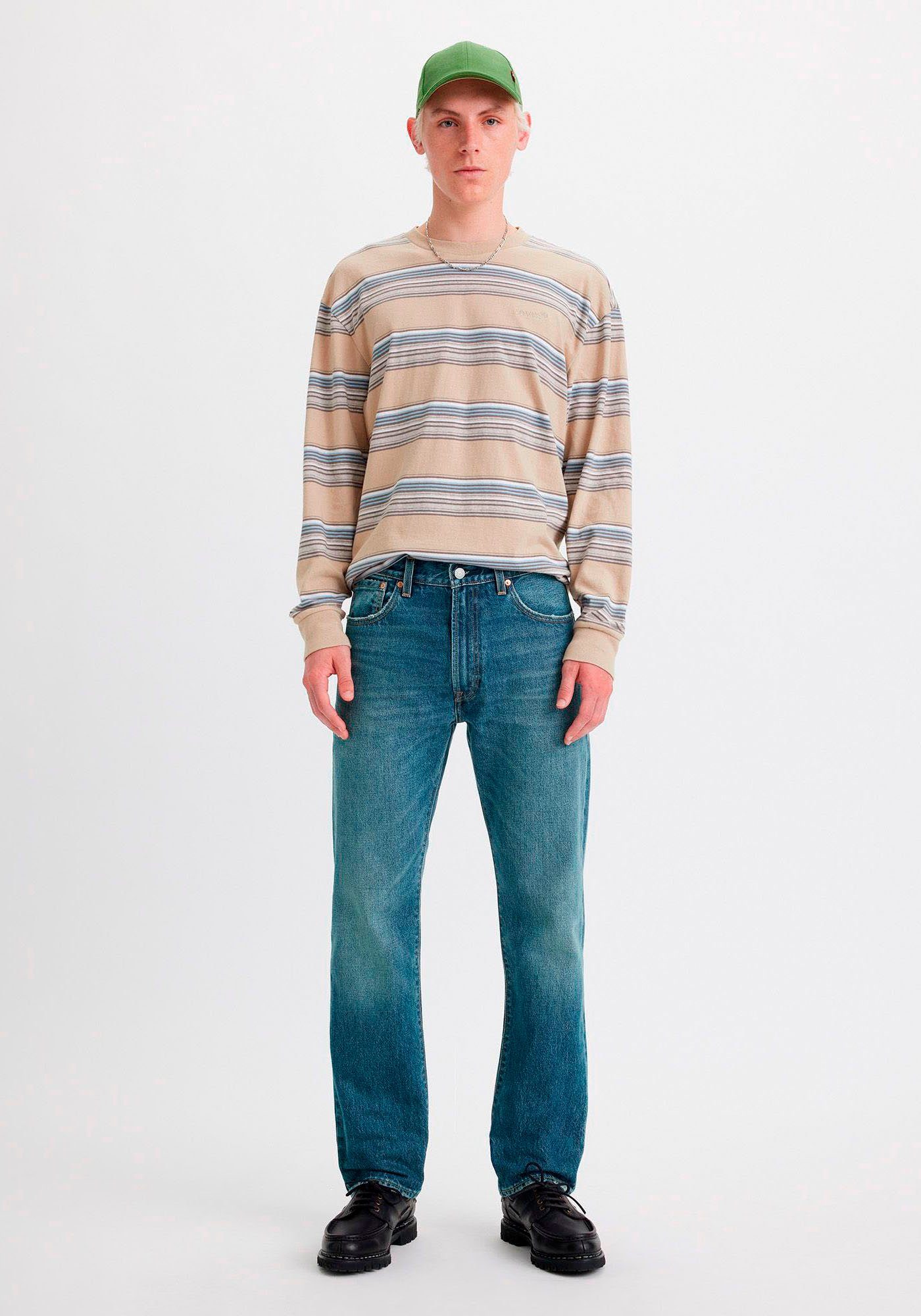 Levi's® Straight jeans 551Z AUTHENTIC met leren badge