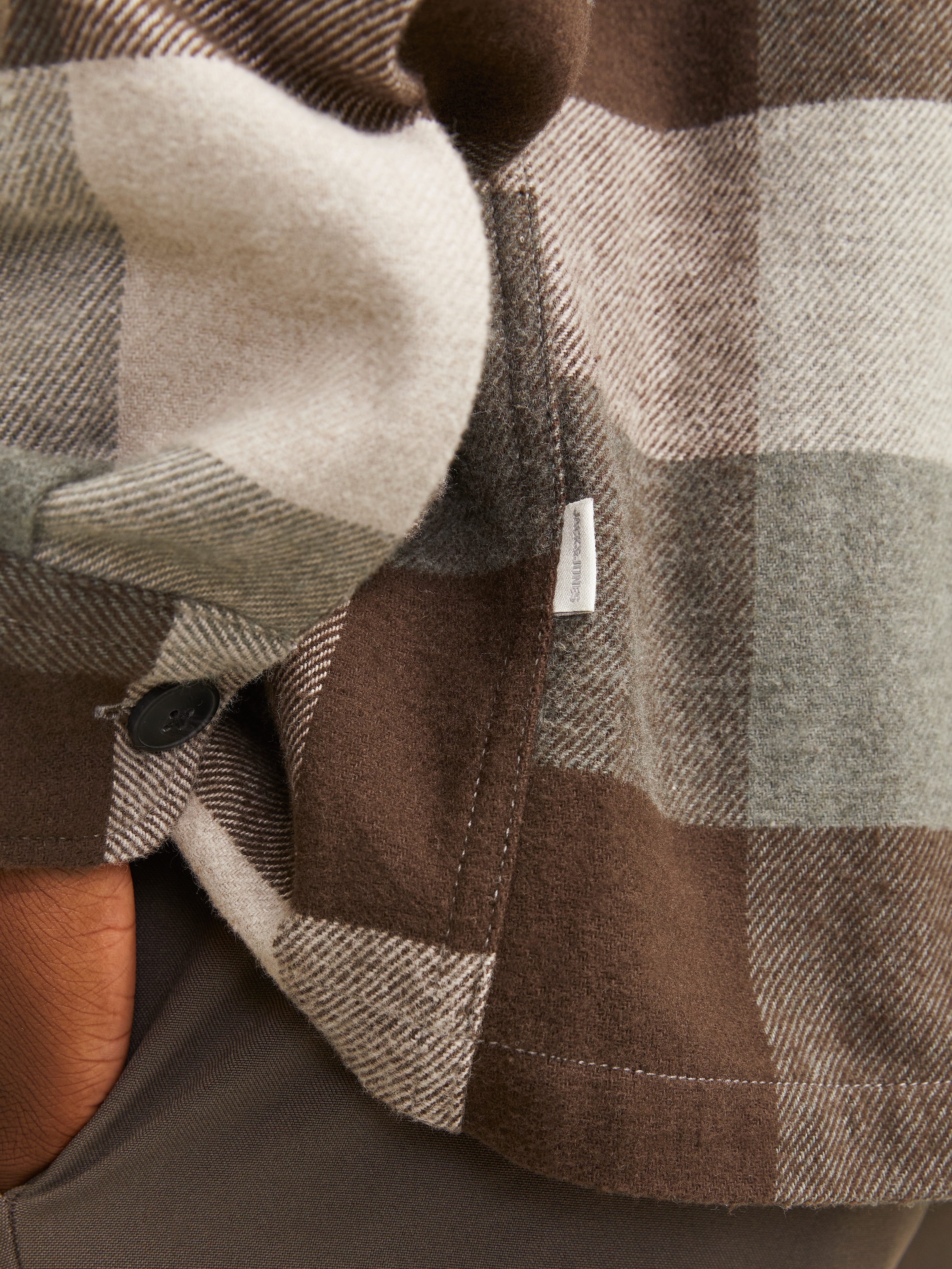 Jack & Jones Overhemd met lange mouwen JPRRAYMOND MELANGE CHECK LS OVERSHIRT SN